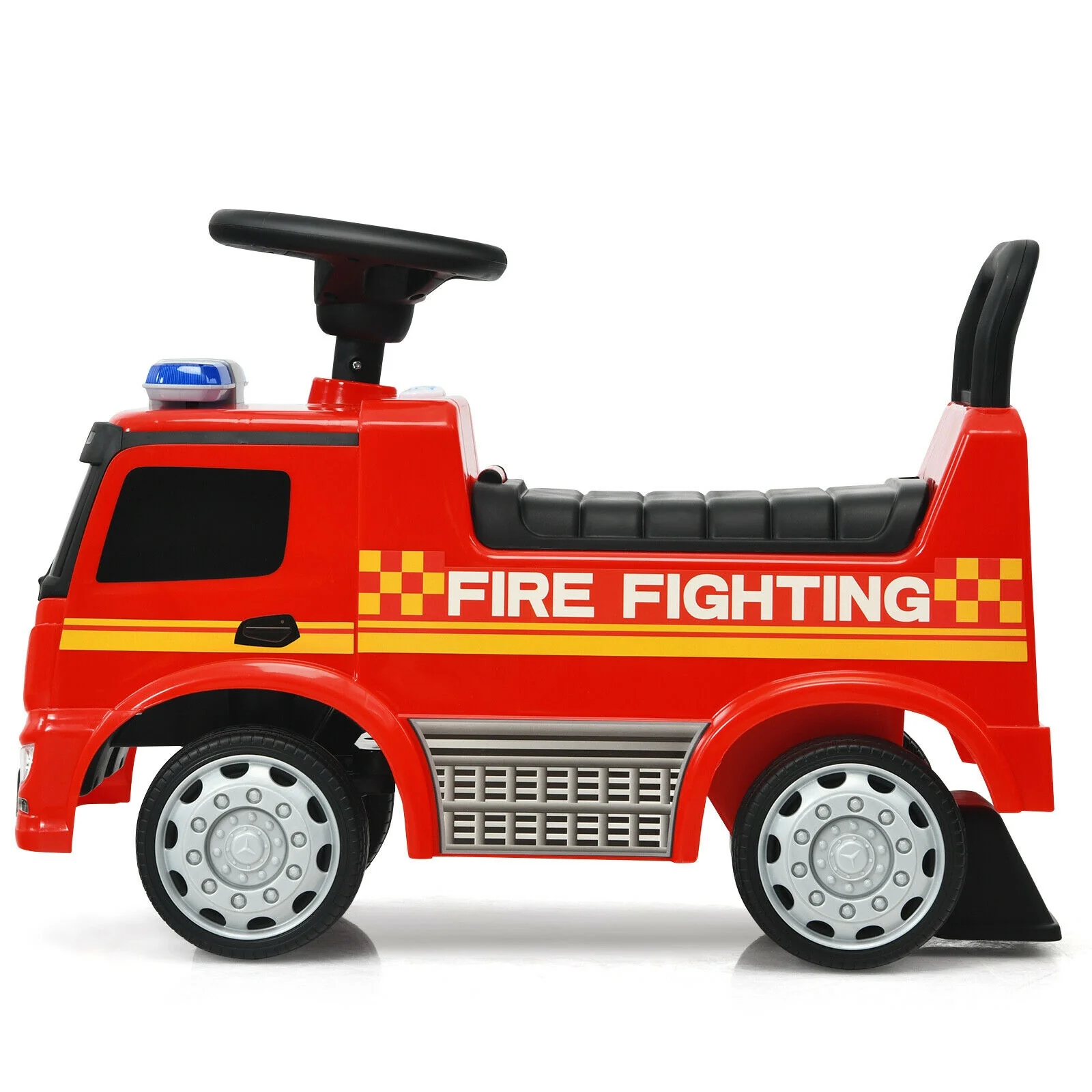 Kids Fire Engine Racer, Red - Image 5