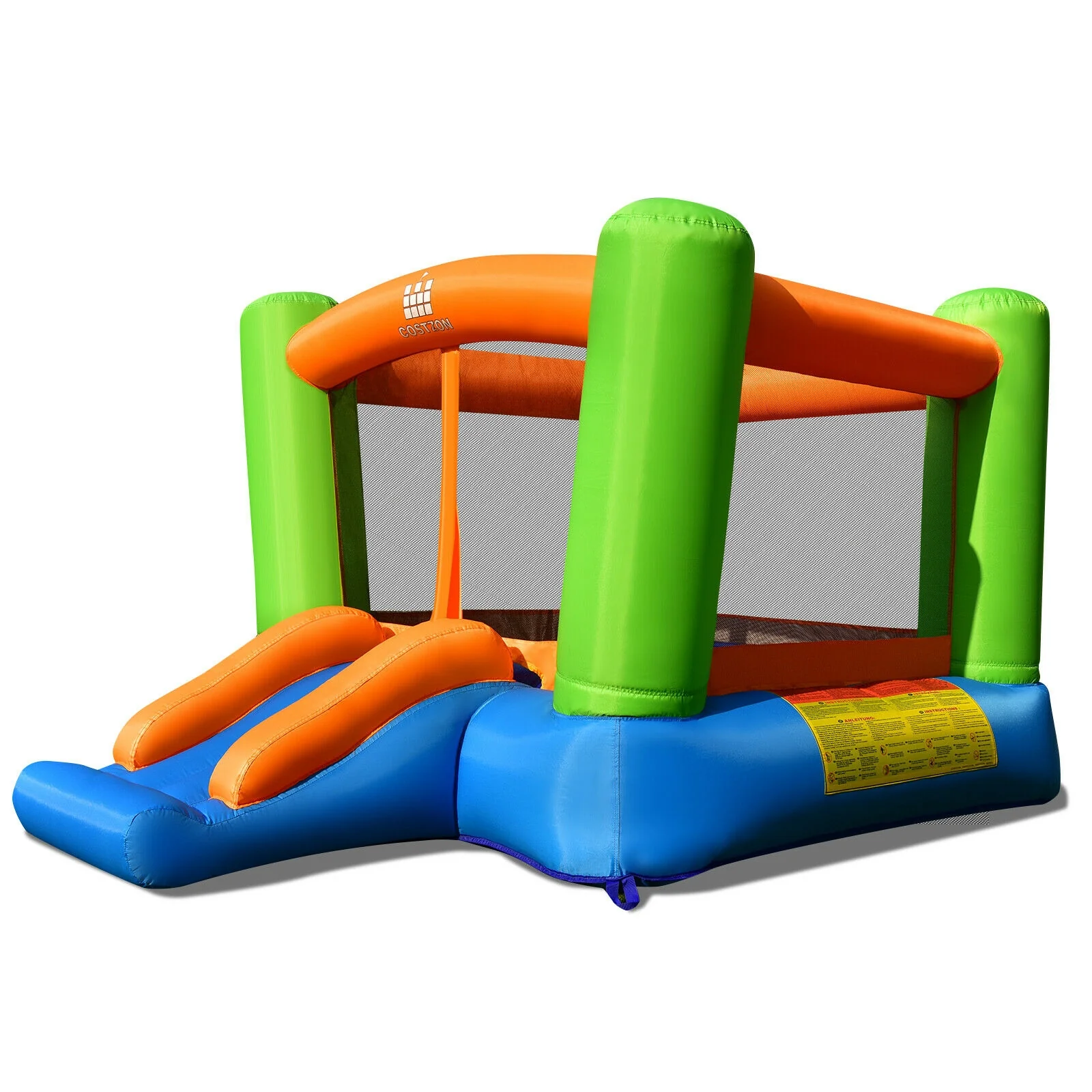 Kids Inflatable Bounce House, No Blower, Indoor Outdoor - Image 4