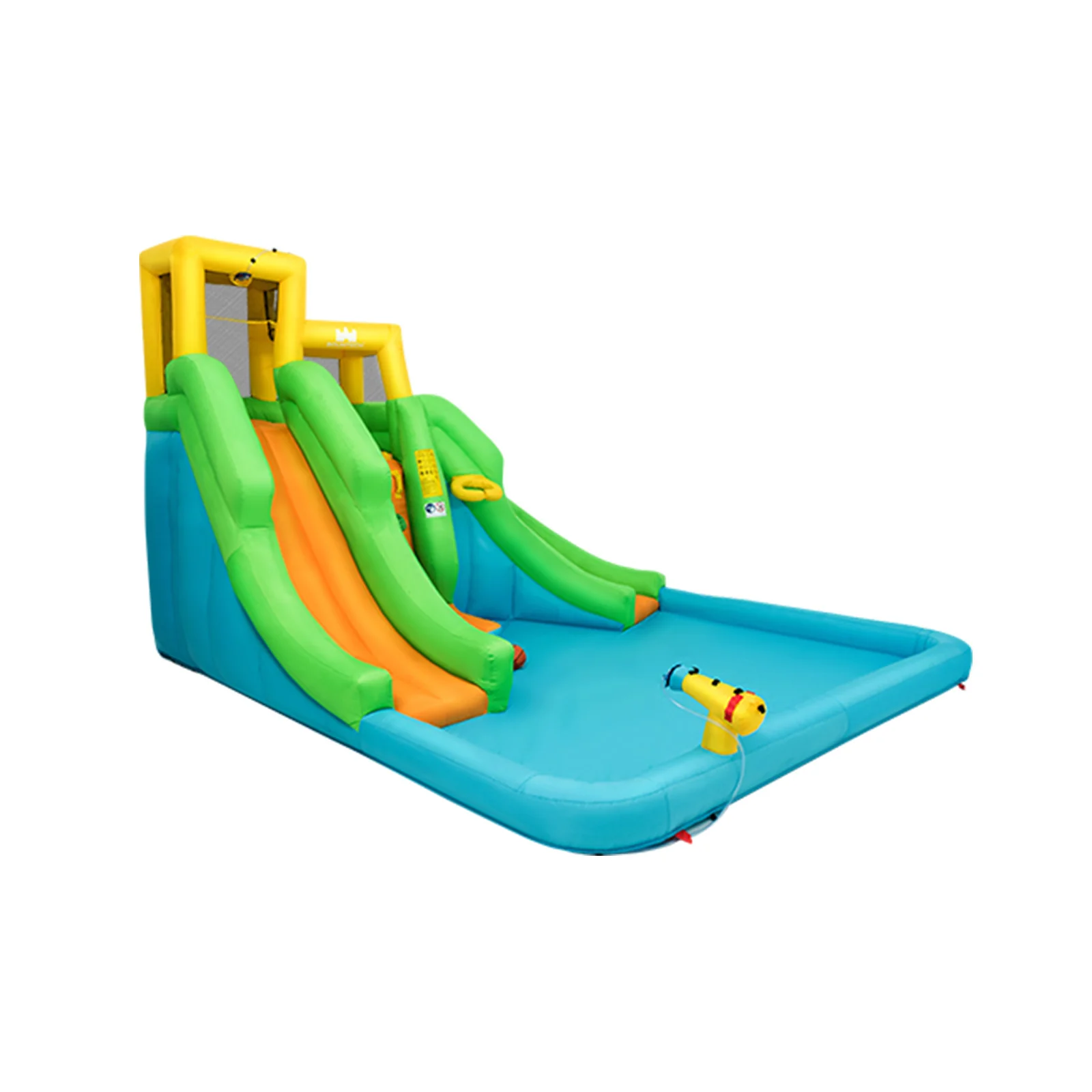 Kids Inflatable Water Park Bounce House, 480W Blower - Image 5