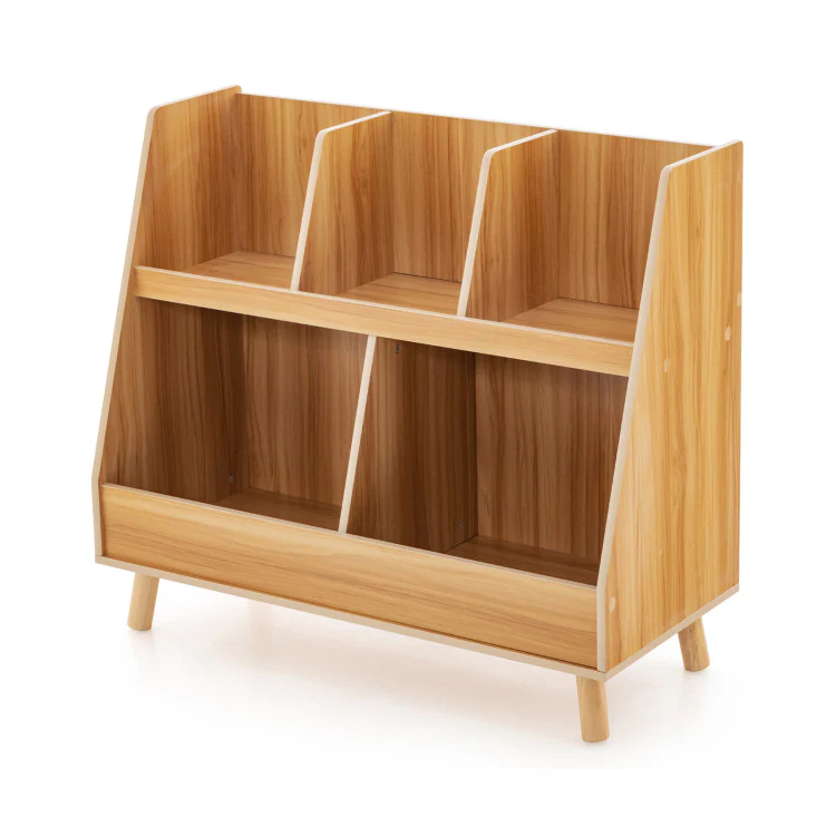 Kids Learning & Play Essentials Bundle — Bookshelf + 4-in-1 Activity Table Set + 360° Swivel Chair - Image 8