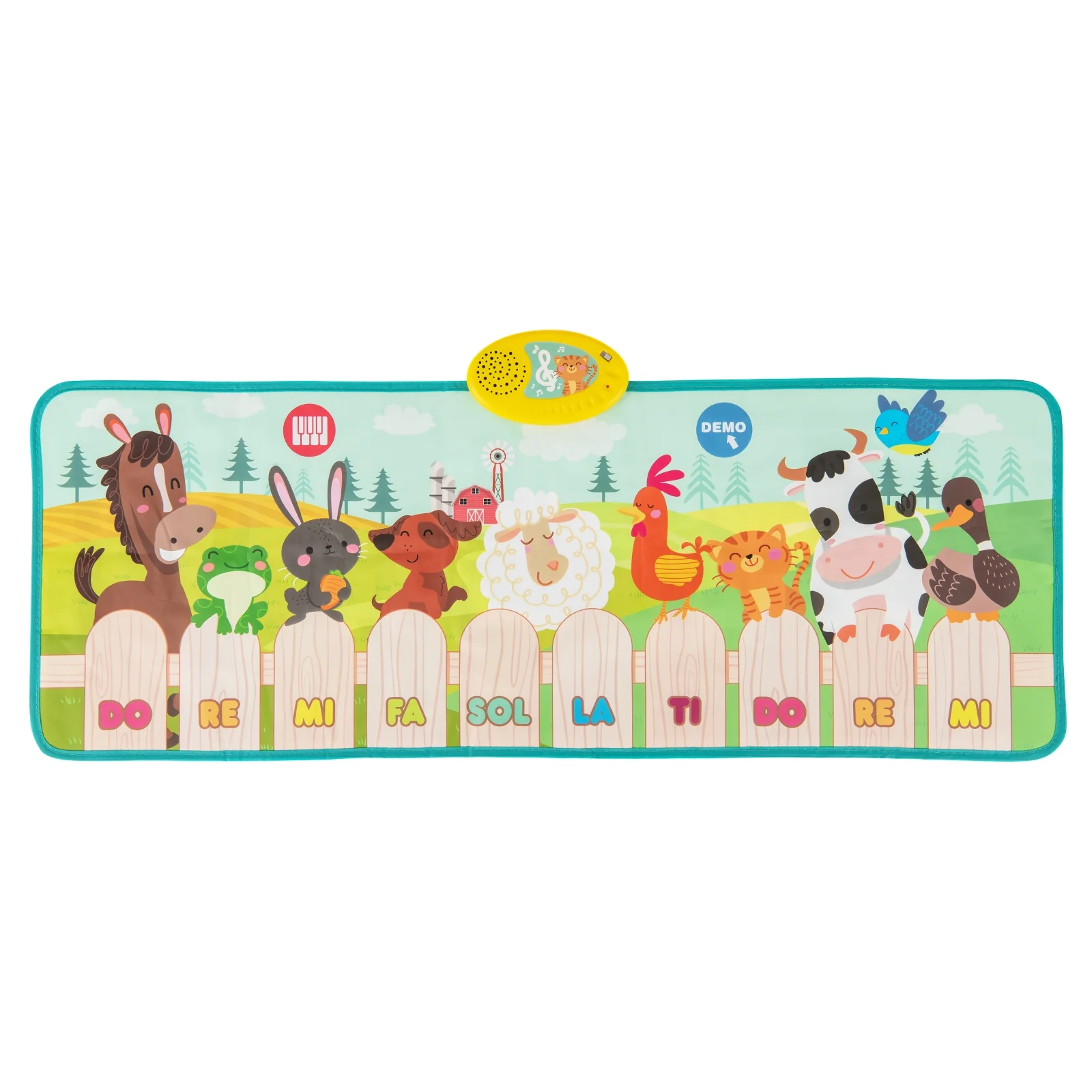 Kids Musical Mat, Animal Farm Piano, Multicolor - Image 4