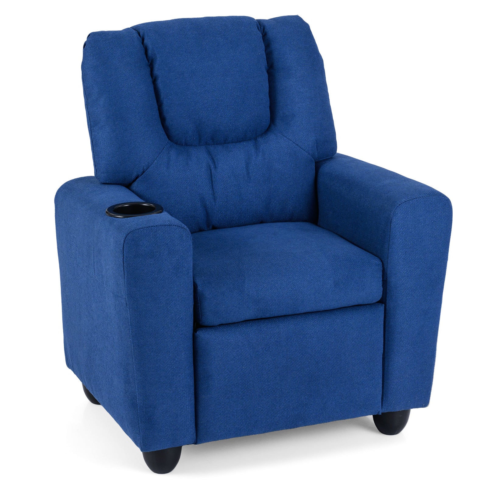 Kids Recliner Chair, Push Back, Blue - Image 5