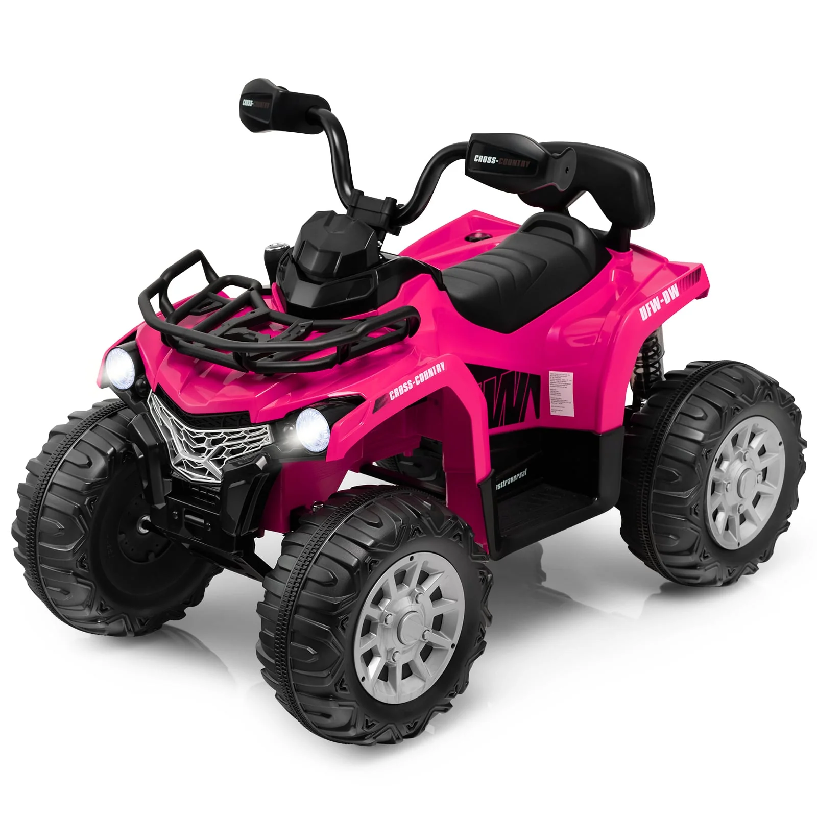 Kids Ride On ATV 4 Wheeler, 12V, Pink - Image 4