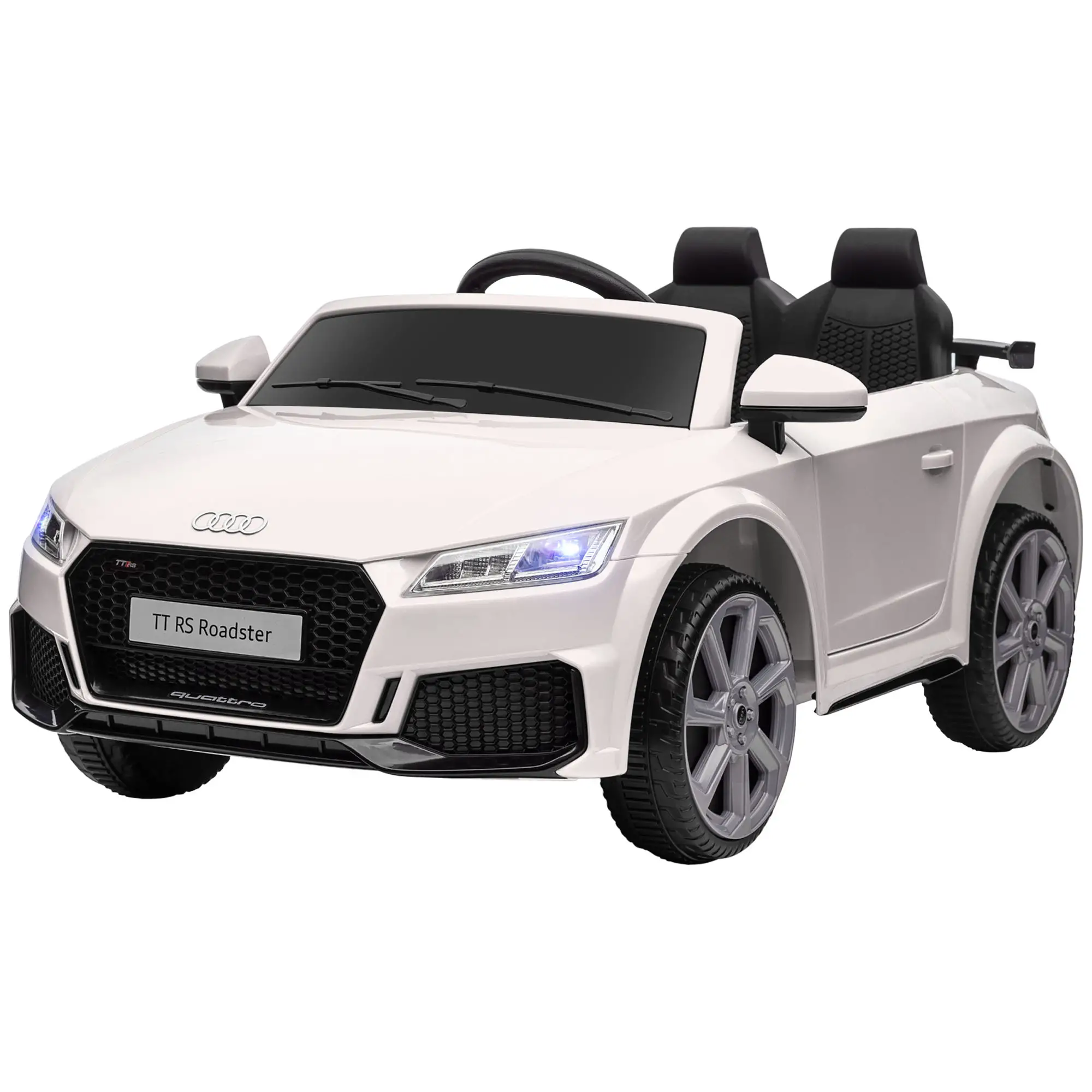 Kids Ride On Car 6V, Remote Control, Adjustable Speed, White - Image 11