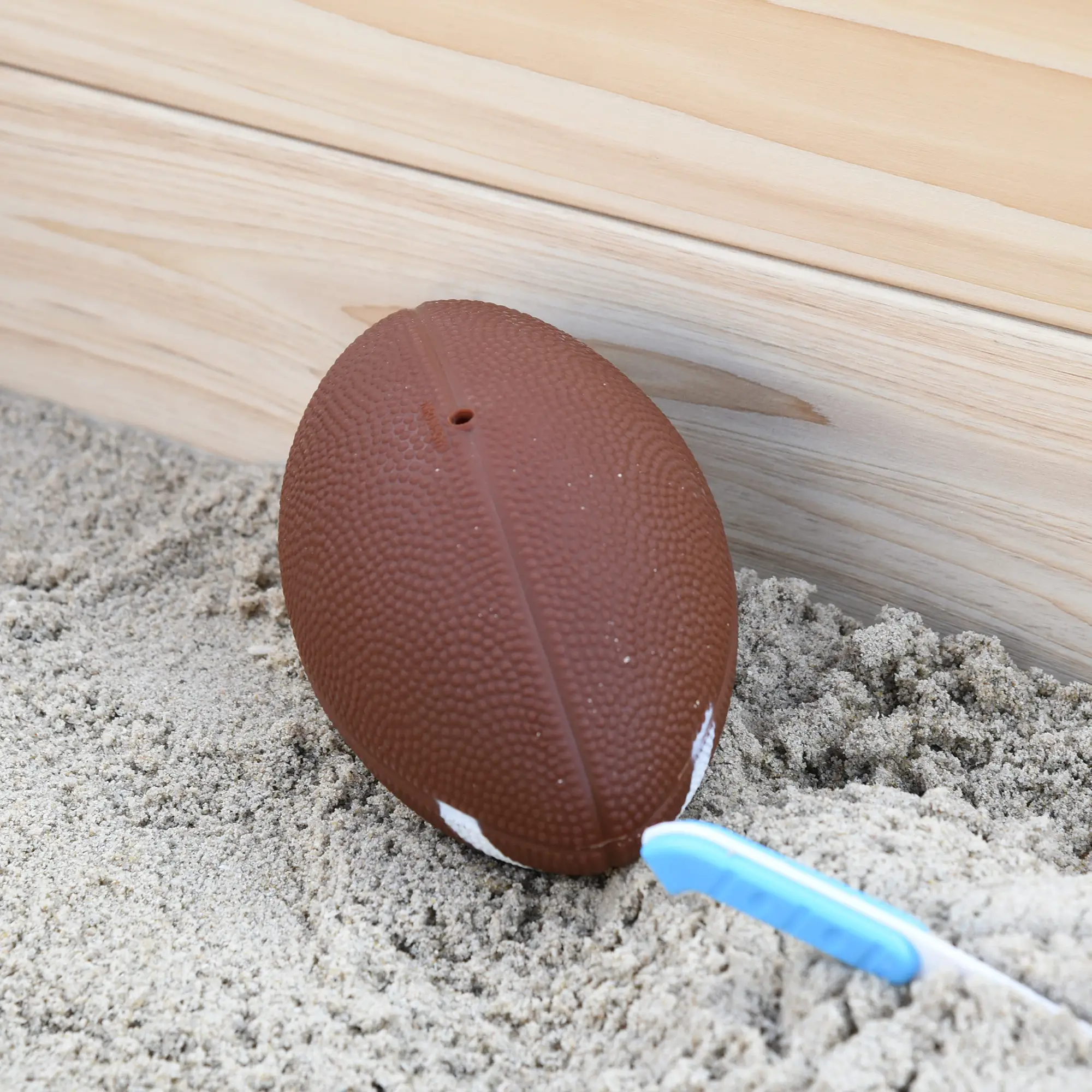 Kids Wooden Sandbox With Cover, 47" x 47" x 47", Natural - Image 12