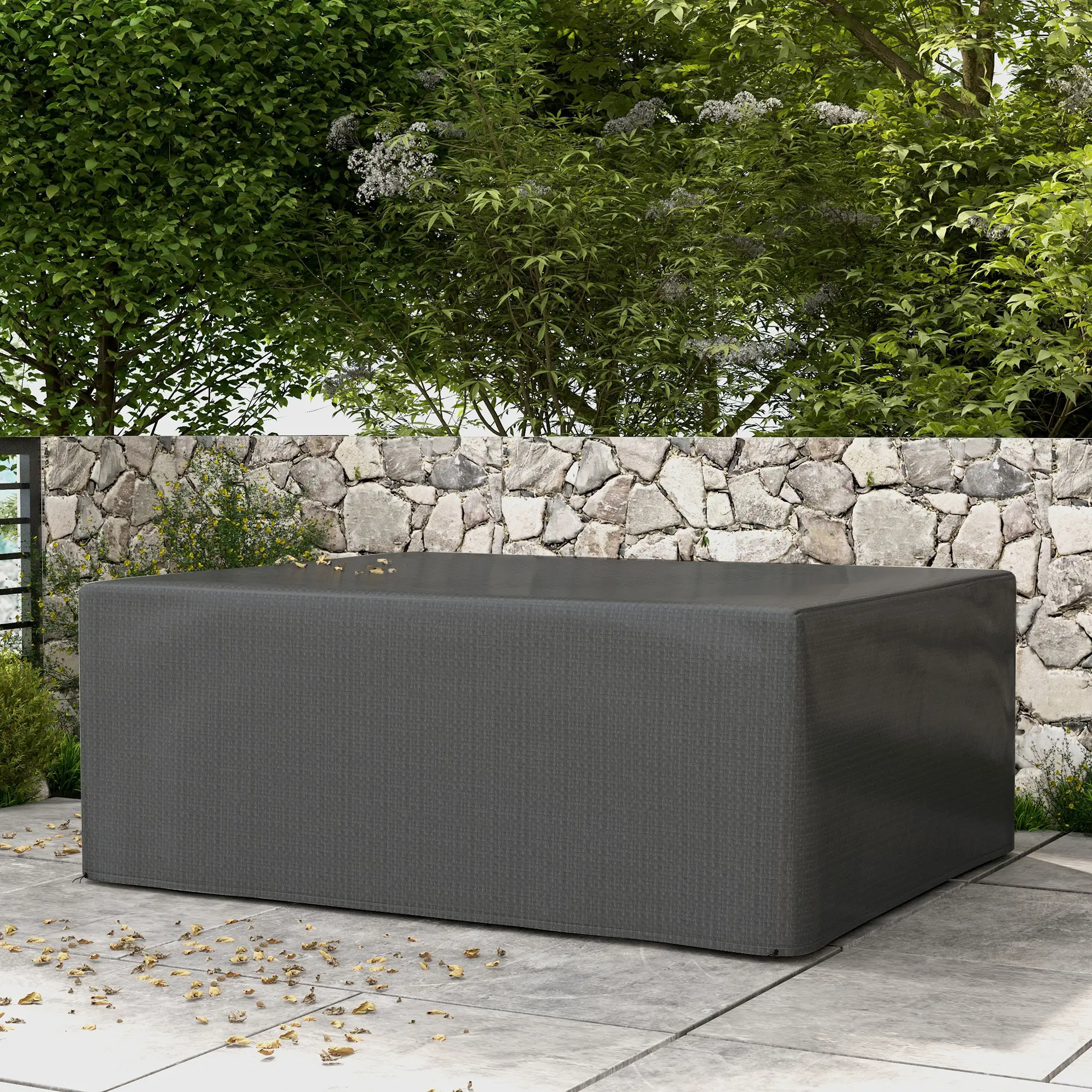Large Outdoor Furniture Covers, Waterproof Anti-UV Protection, Grey - Image 7