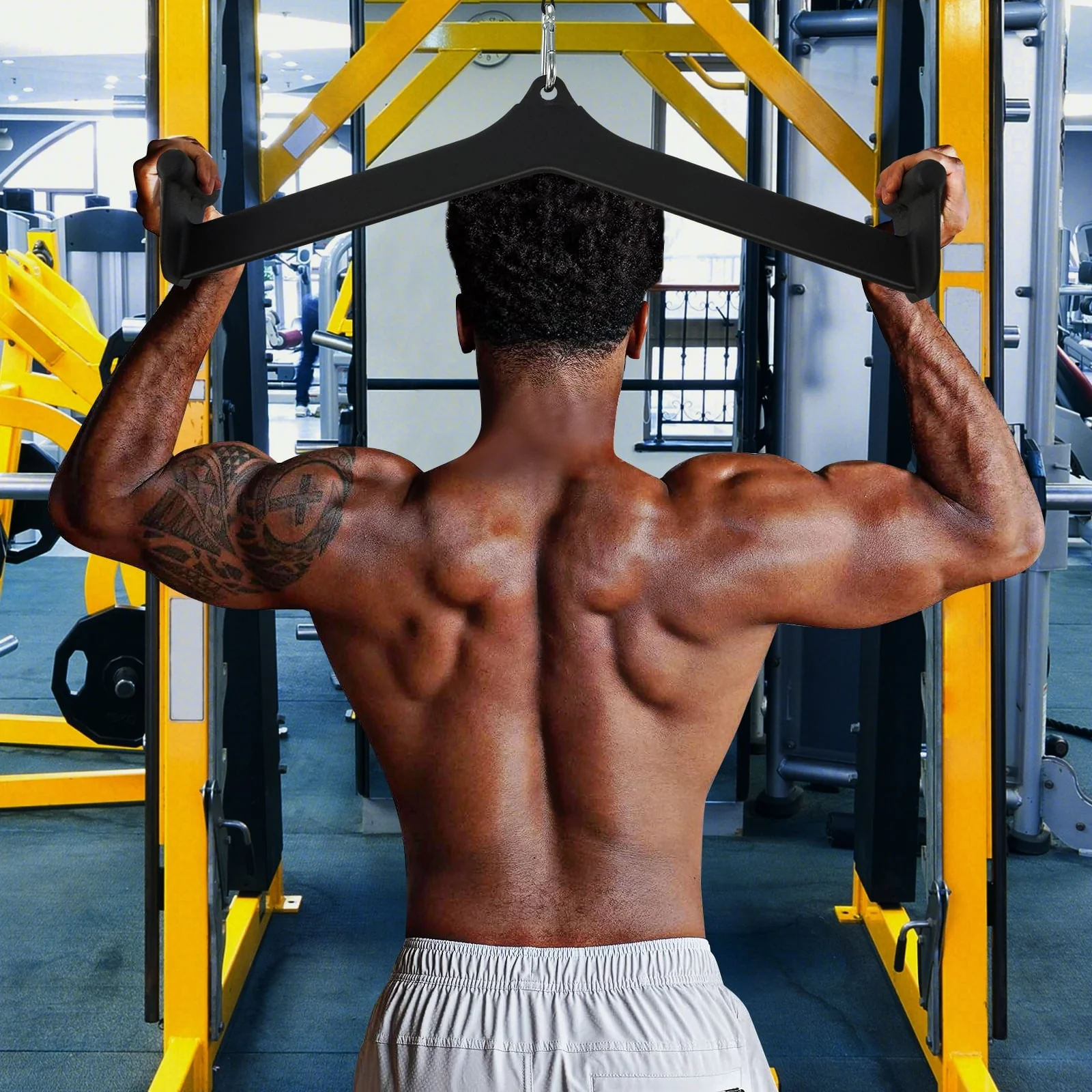 Lat Pulldown Attachment Set For Home Gym Fitness - Image 3