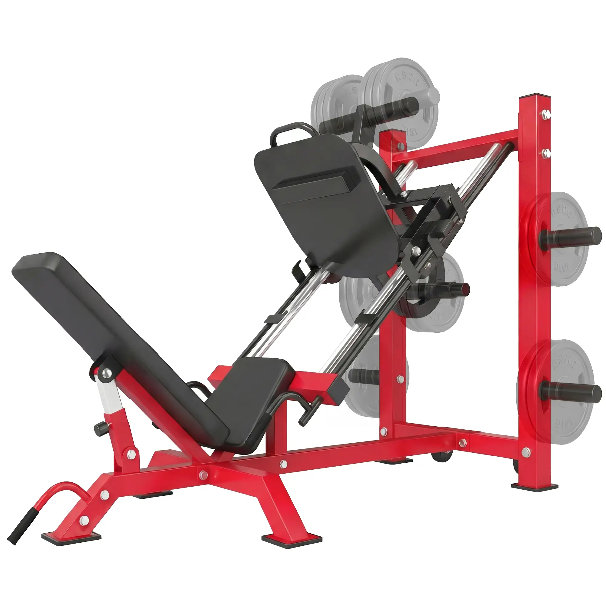 Leg Press Machine With Wheels, Calf Block, Adjustable Squat Machine, 1000 Lbs Capacity - Image 11