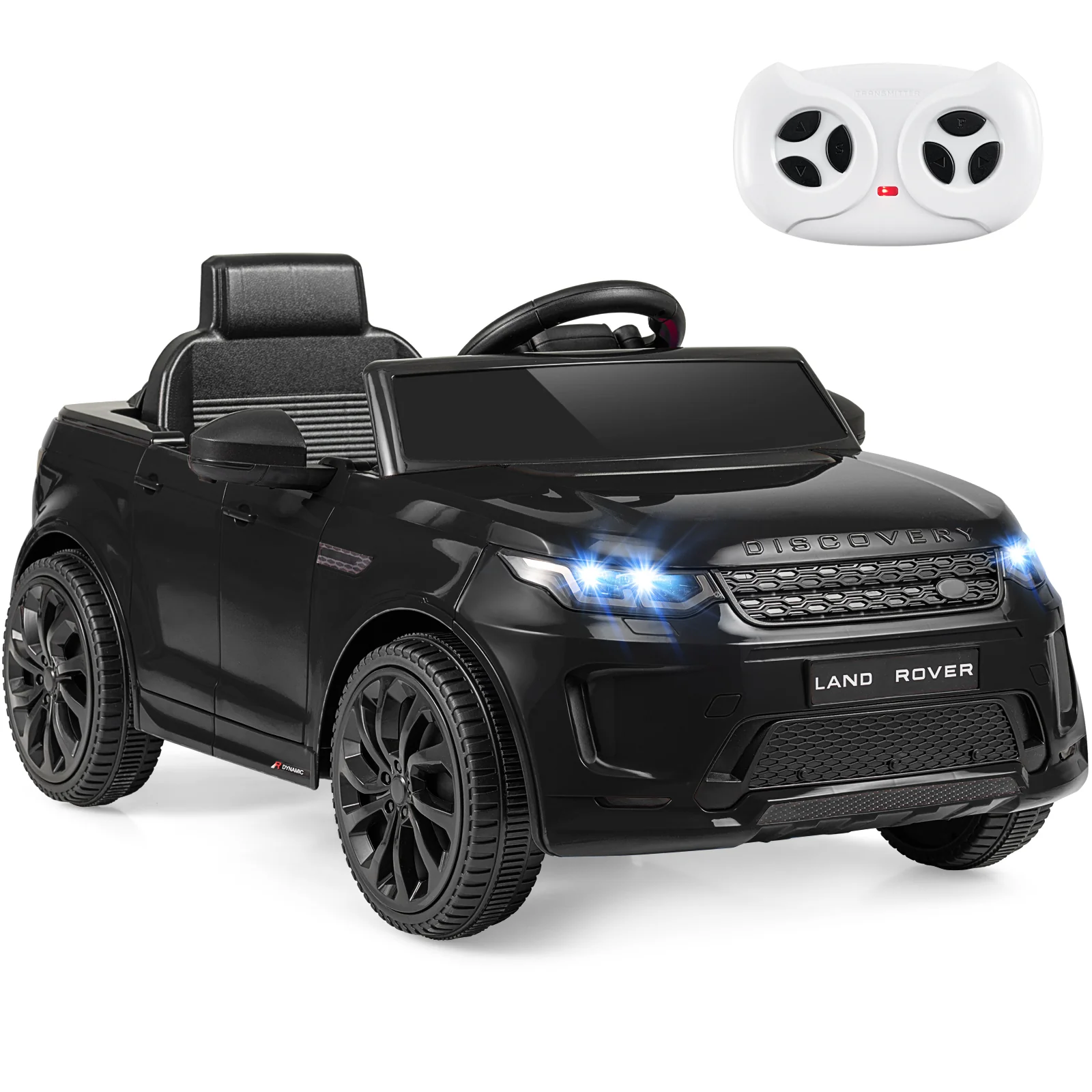 Licensed Land Rover Kids Ride on Car 12V Battery Powered Kids Electric Car, Black - Image 3