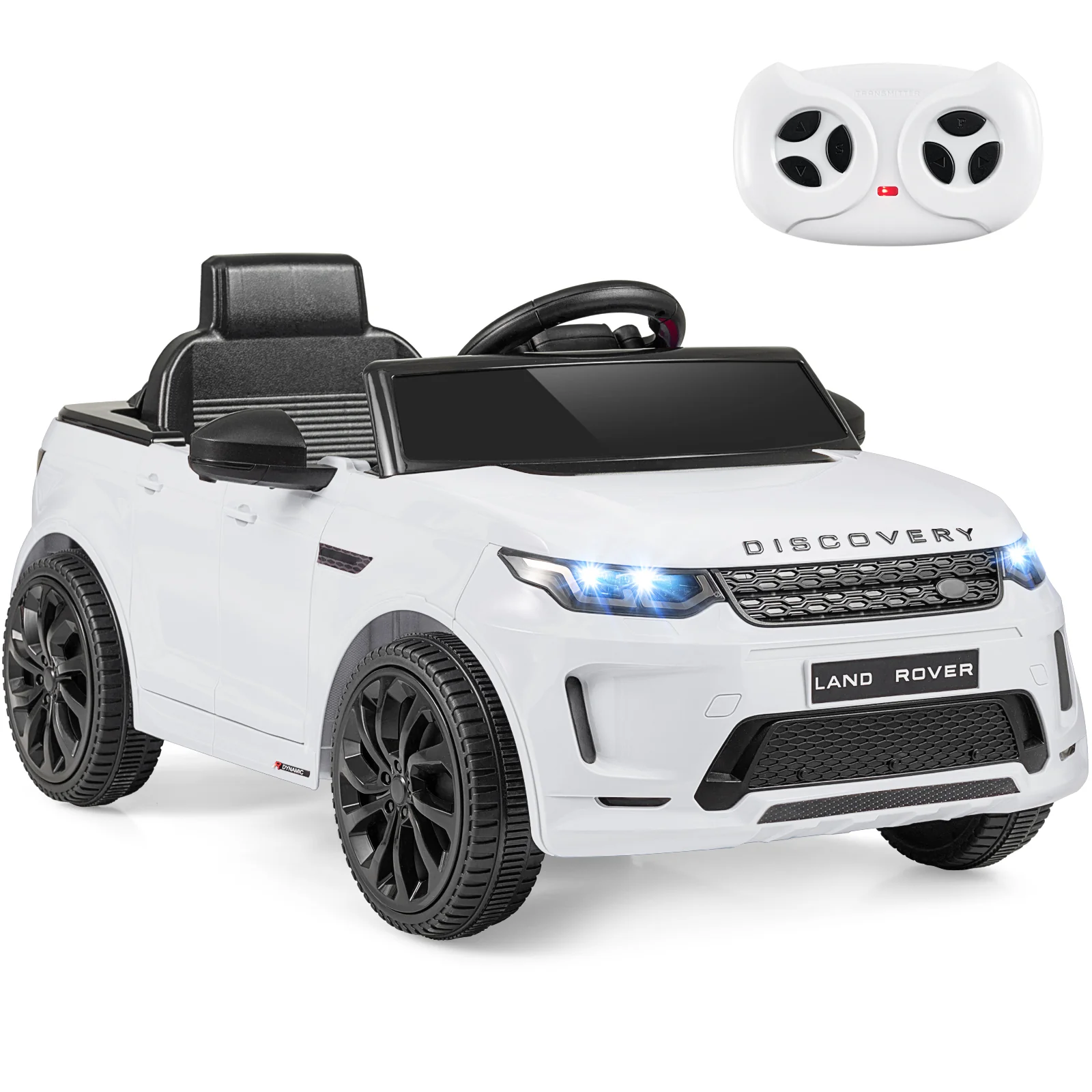 Licensed Land Rover Kids Ride on Car 12V Battery Powered Kids Electric Car, White - Image 3