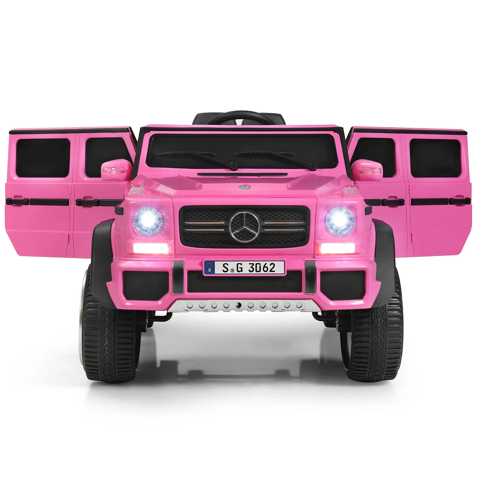 Licensed Mercedes-Benz Kids Ride On Car, 12V, Pink - Image 4