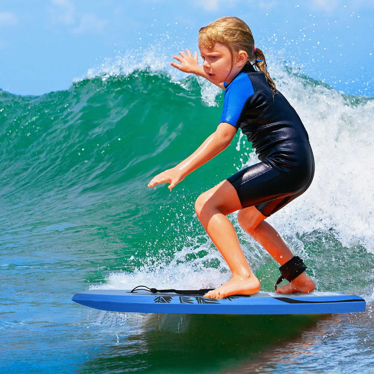 Lightweight Bodyboard, EPS Core, Leash, Size L - Image 8