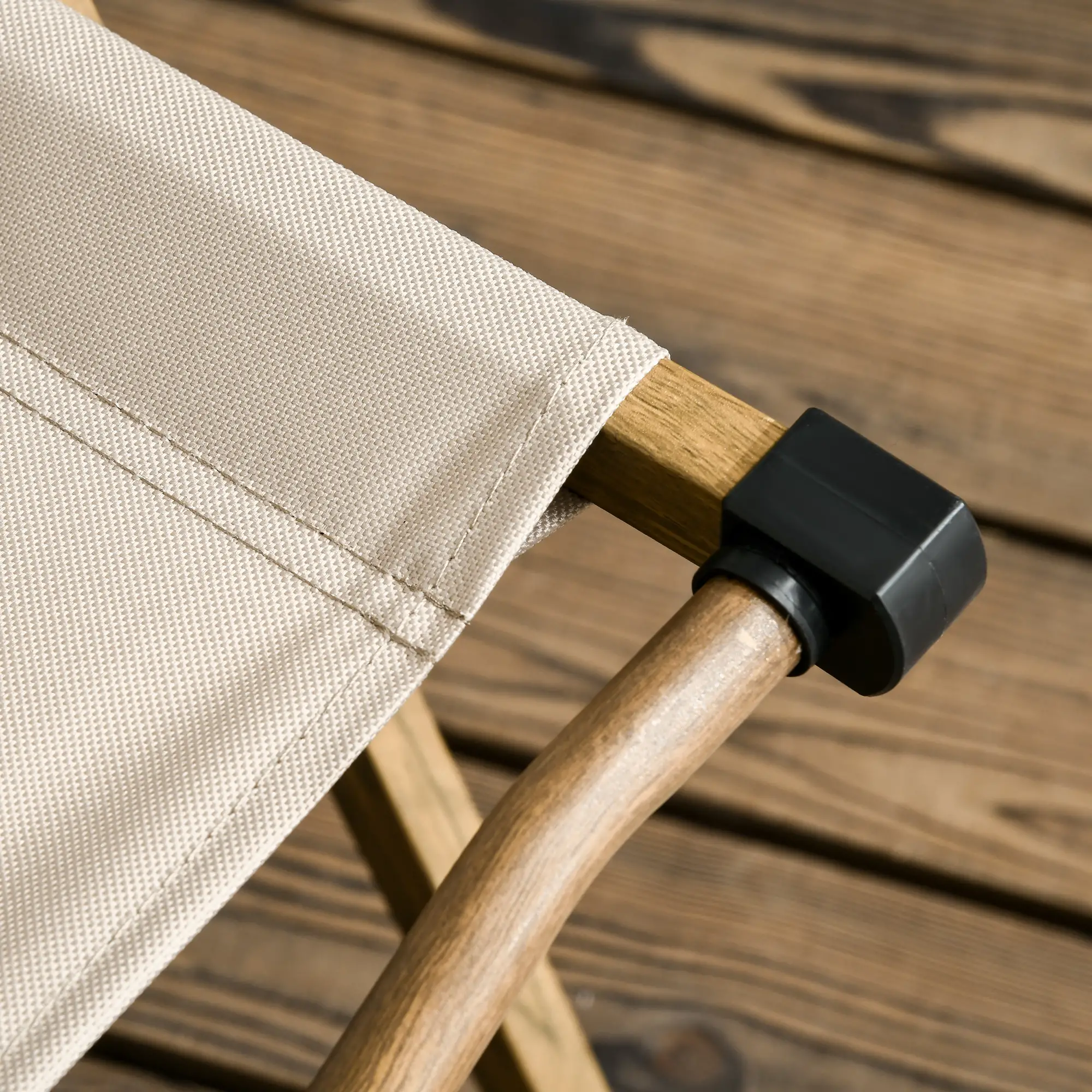 Lightweight Folding Camping Chair, Portable Armchair, Khaki - Image 10