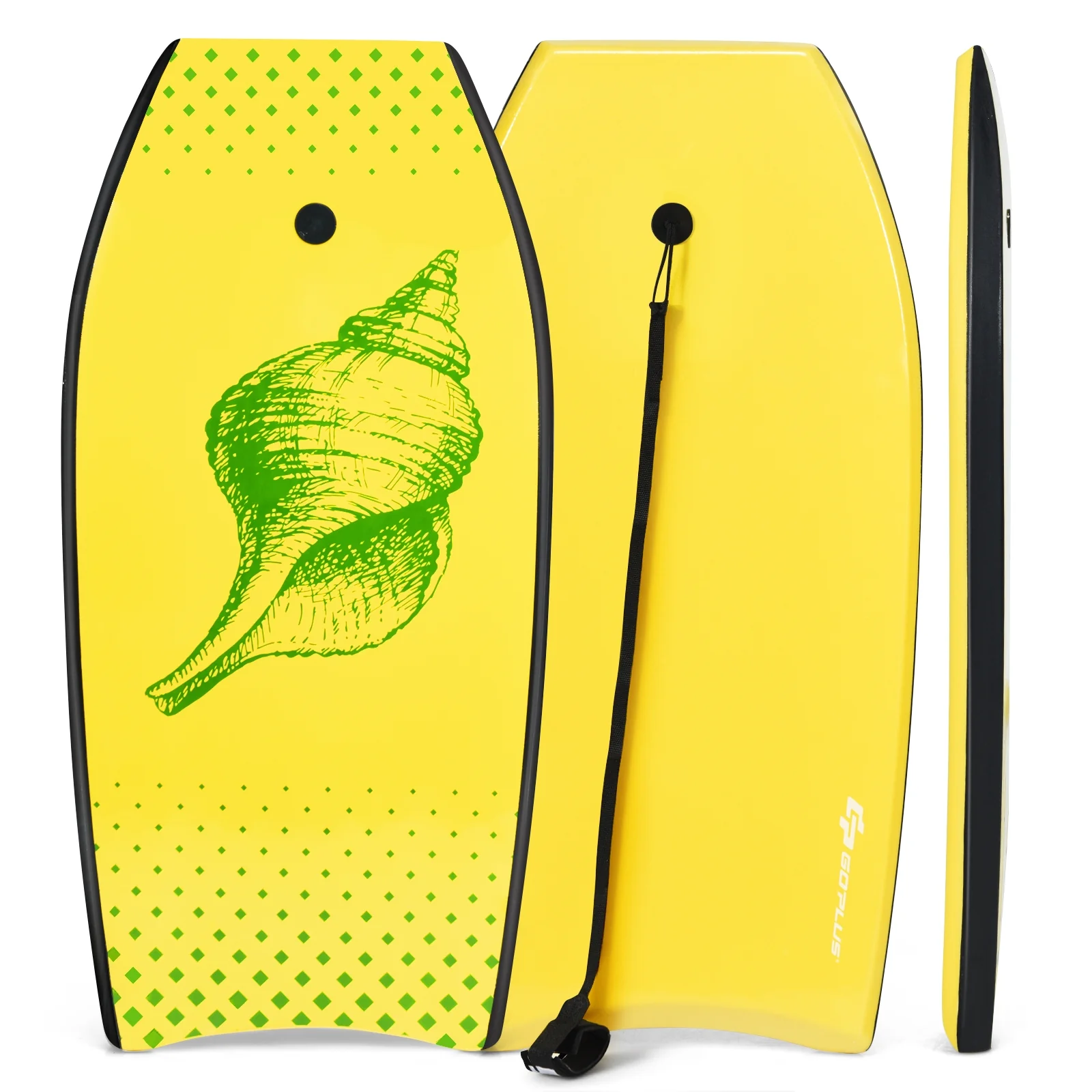 Lightweight Surfing Bodyboard, L, Yellow - Image 4