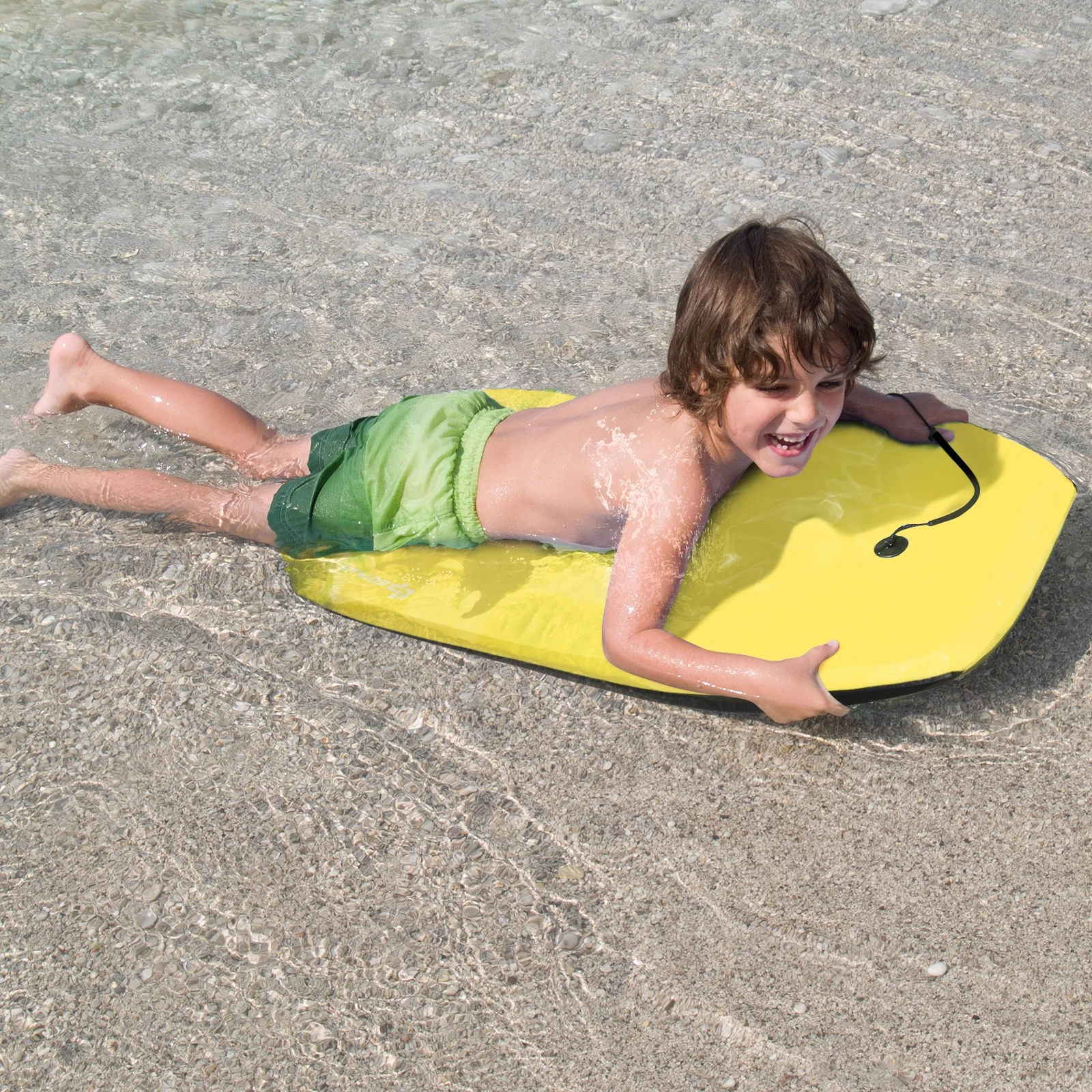 Lightweight Surfing Bodyboard, M, Yellow - Image 3