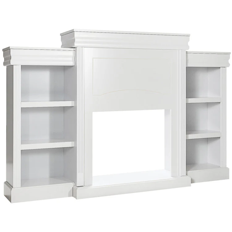 Living Room Set: 70 Inch Media Entertainment Center and Modern Upholstered Chenille Accent Chair - Image 3
