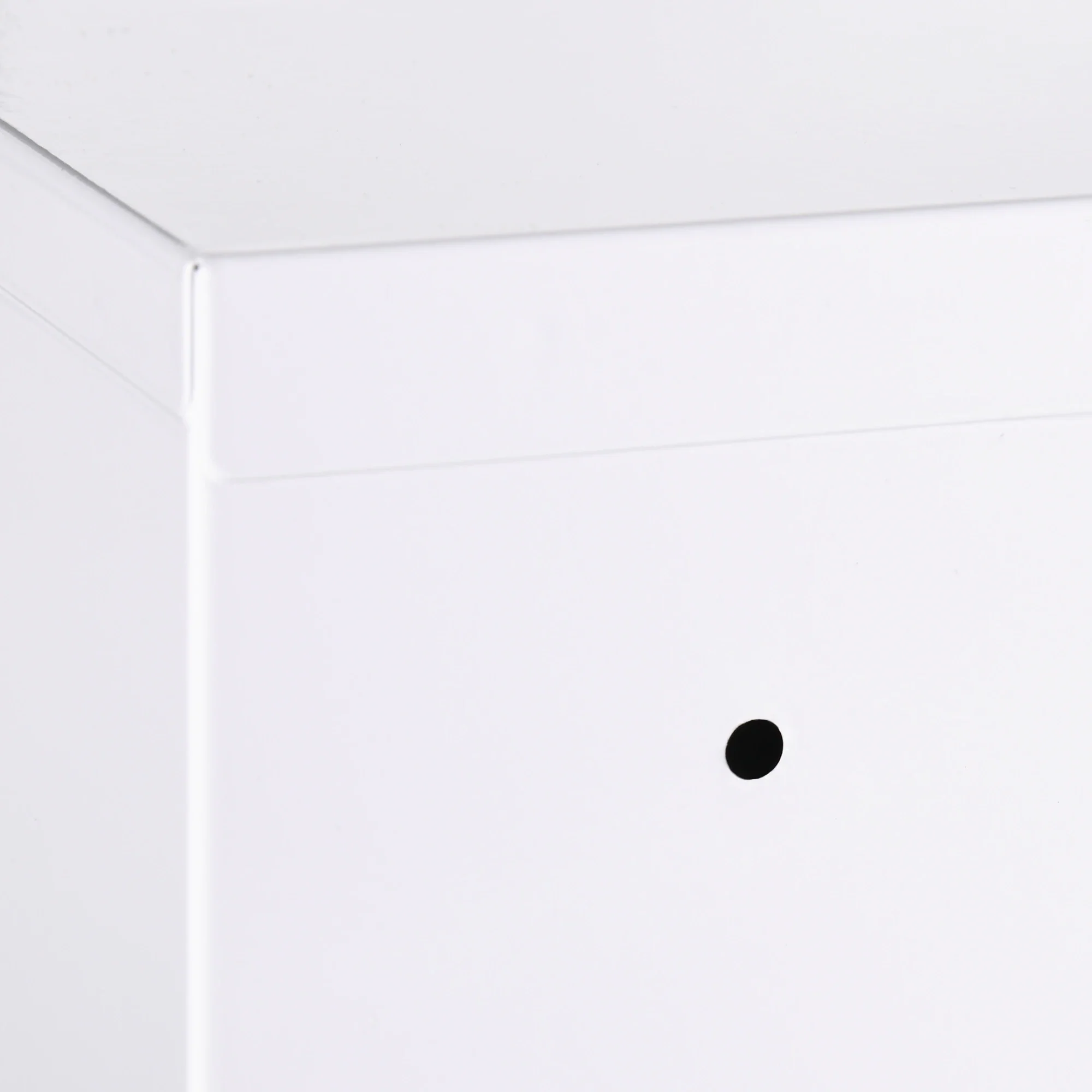 Lockable Medicine Cabinet, 3 Tier Steel Wall Box, 2 Keys, White - Image 10