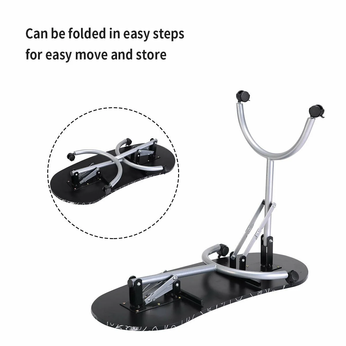Manicure Nail Table Portable Station Desk Spa Beauty Salon Equipment 2 Color, Black - Image 9