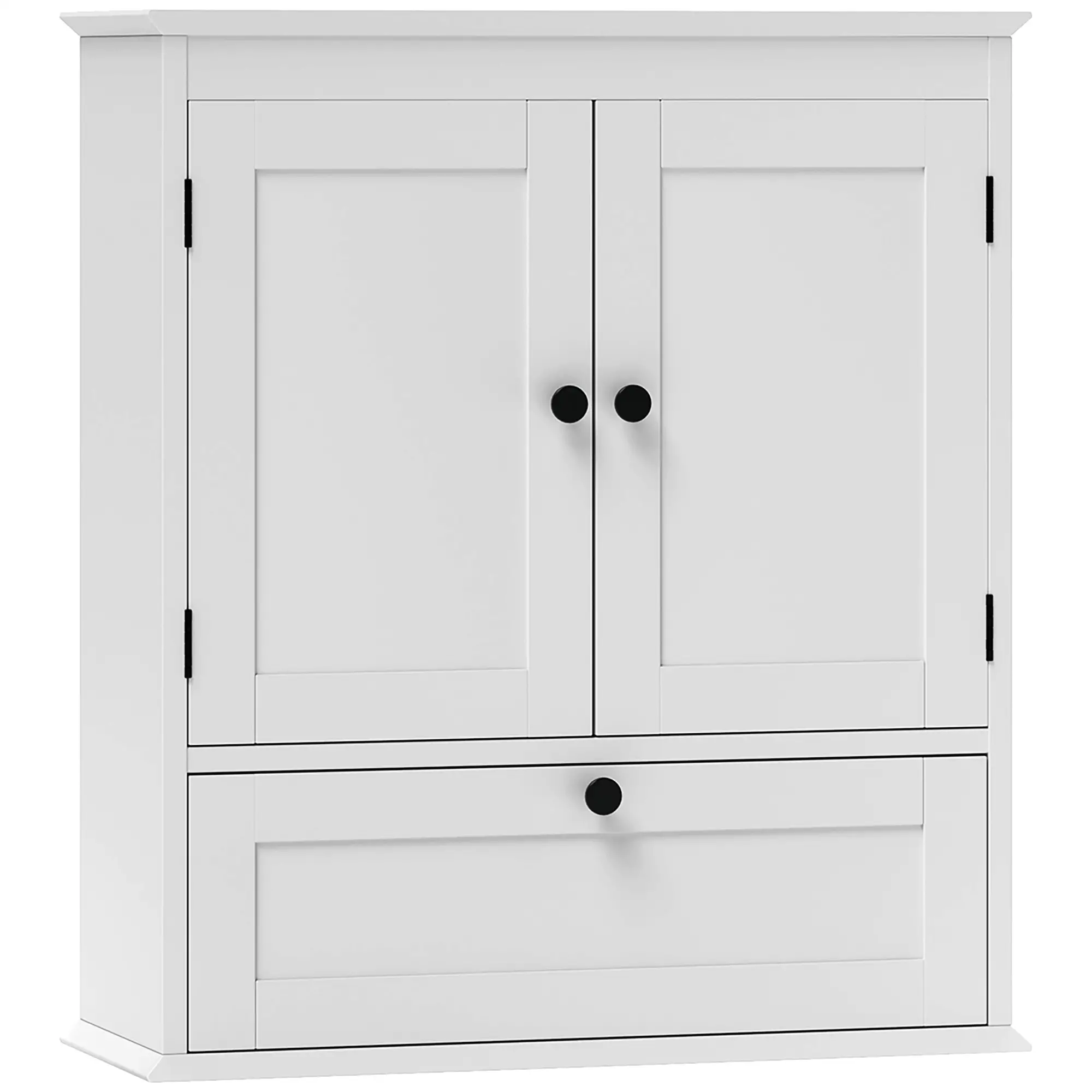 Medicine Cabinet, Adjustable Shelf, Bathroom Wall Cabinet, White - Image 11