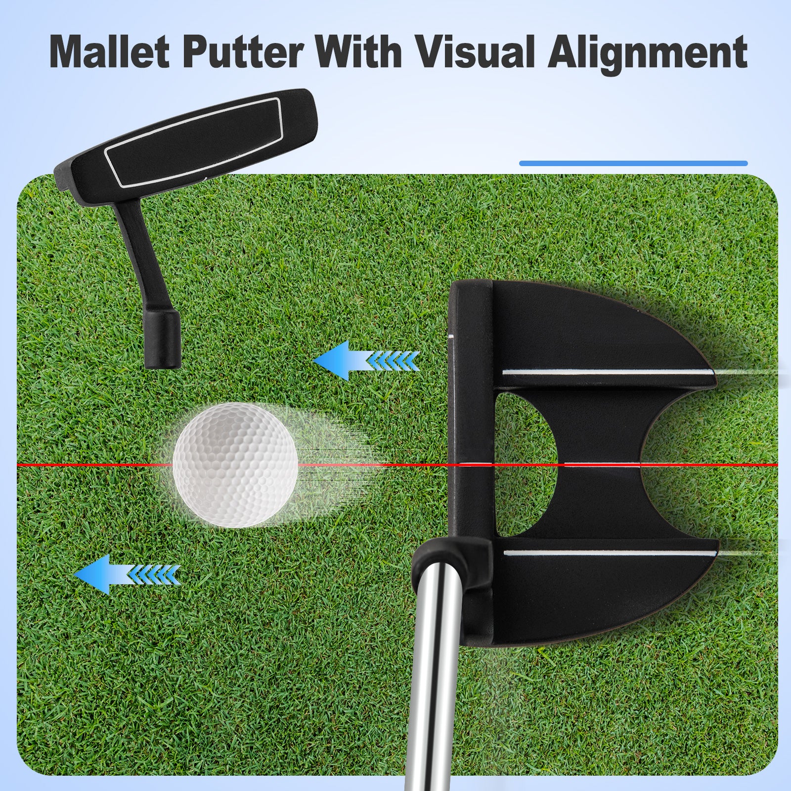 Men's Golf Club Package Set, 10 Pieces, Black - Image 8
