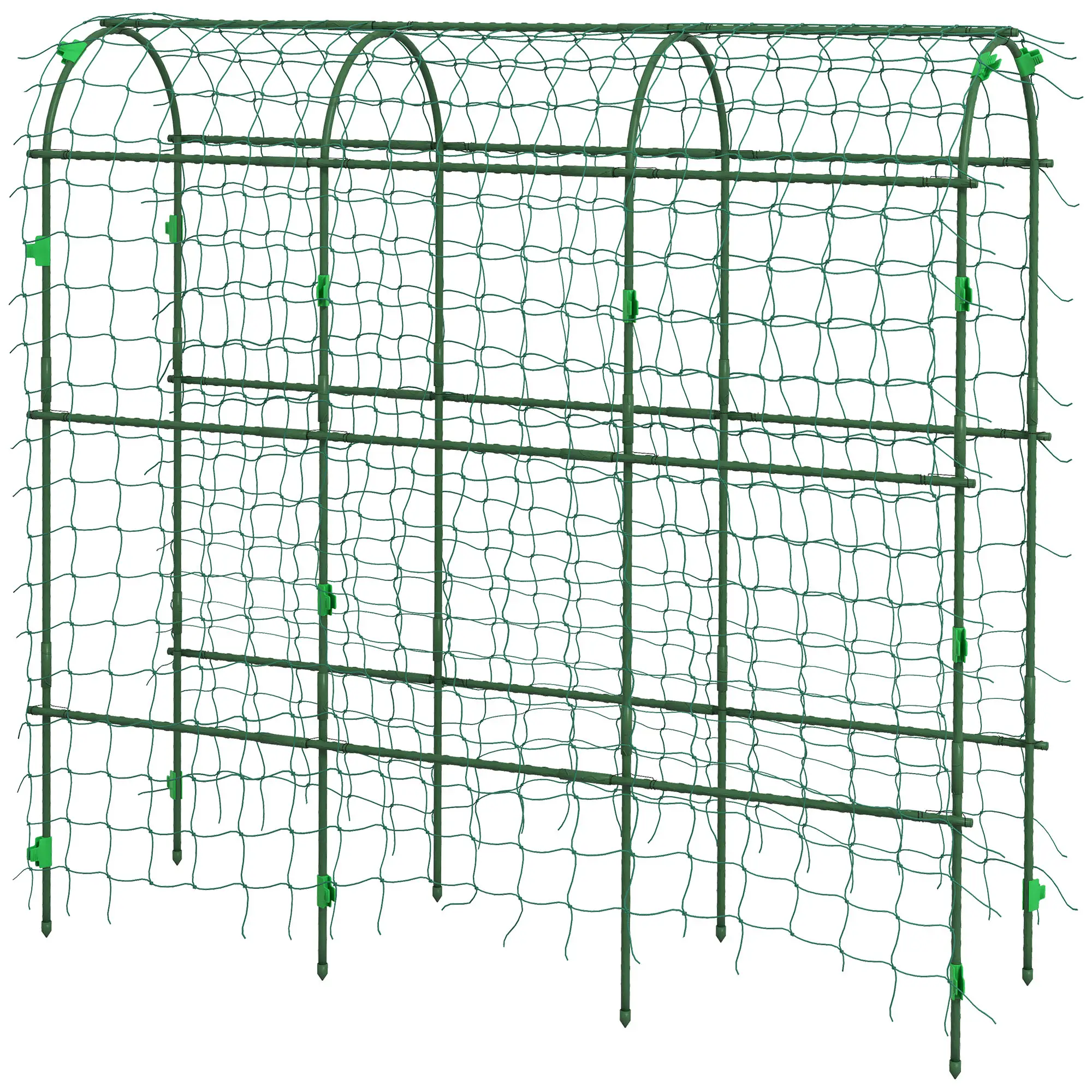 Metal Garden Trellis, A-Frame Arch for Climbing Plants, 17" x 72" x 72"