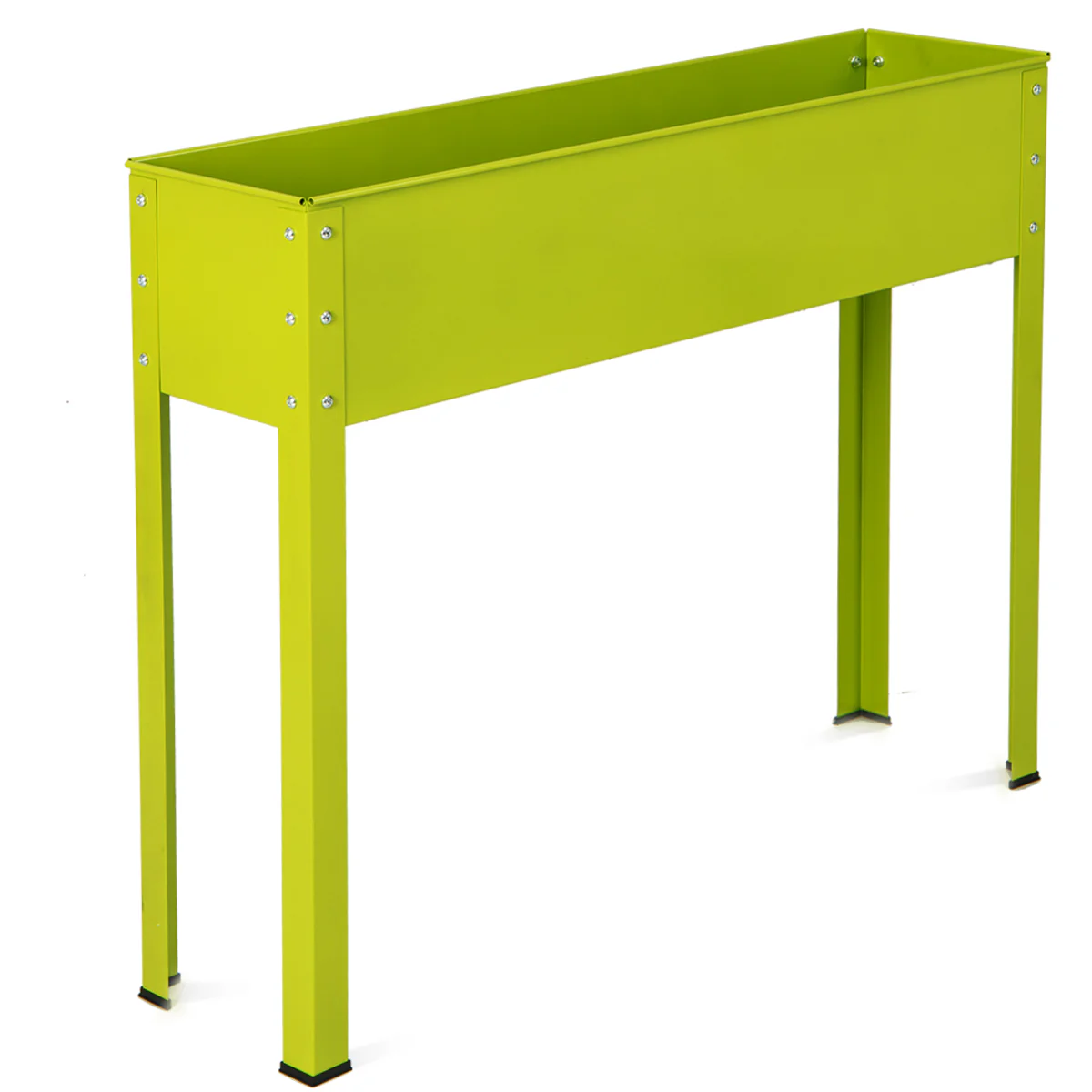 Metal Raised Garden Bed With Legs, 40 x 11 x 31.5 Inches, Green - Image 5
