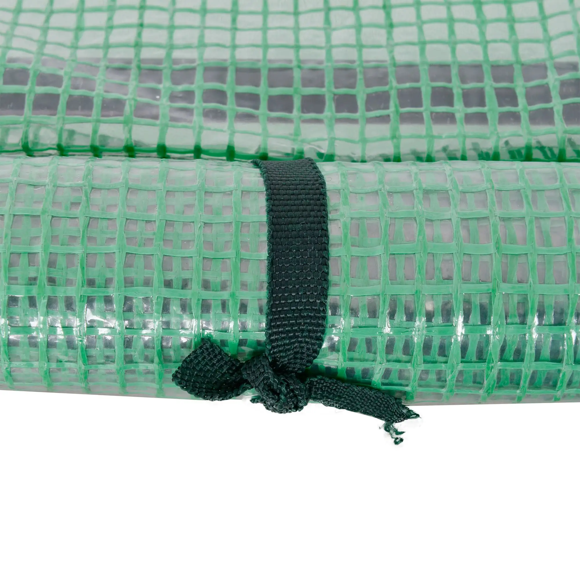 Mini Greenhouse With Zippered Doors, 79" x 39" x 32", Green - Image 13