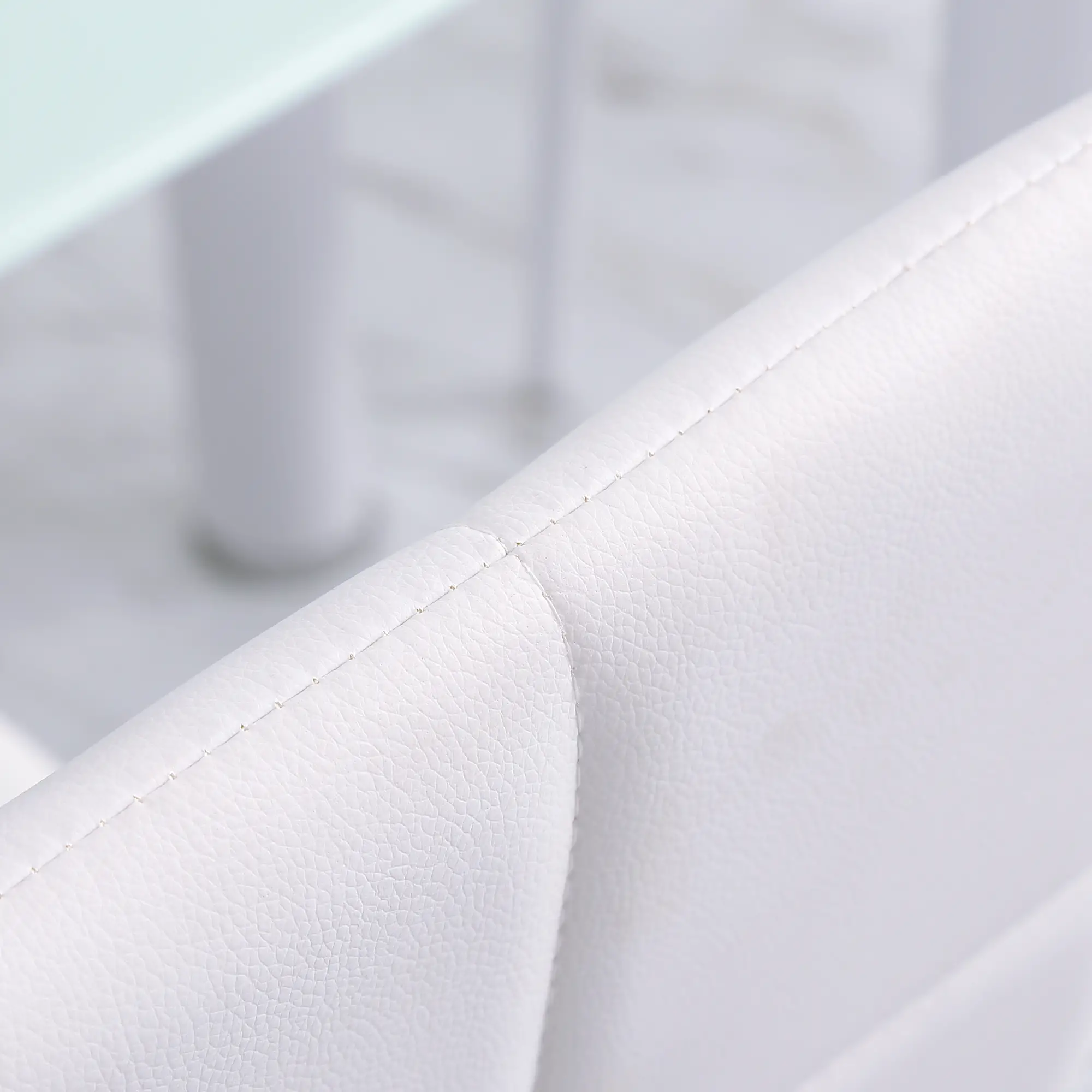 Modern Dining Chairs, Set of 4, Button Tufted High Back, White - Image 10
