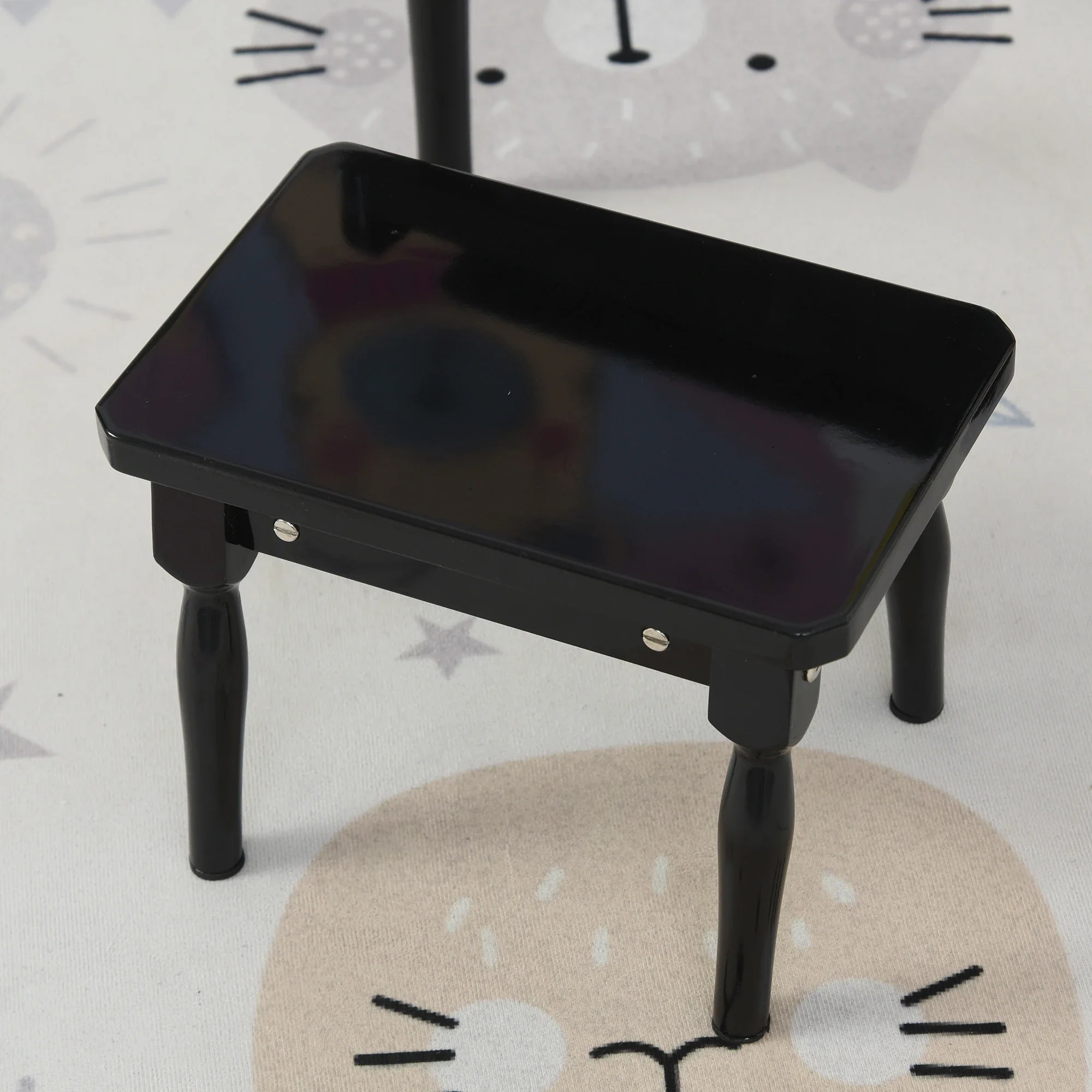 Modern Kids Piano, 30 Keys, Set of 2, Mini Toy, Grand Piano with Stand, Black - Image 10