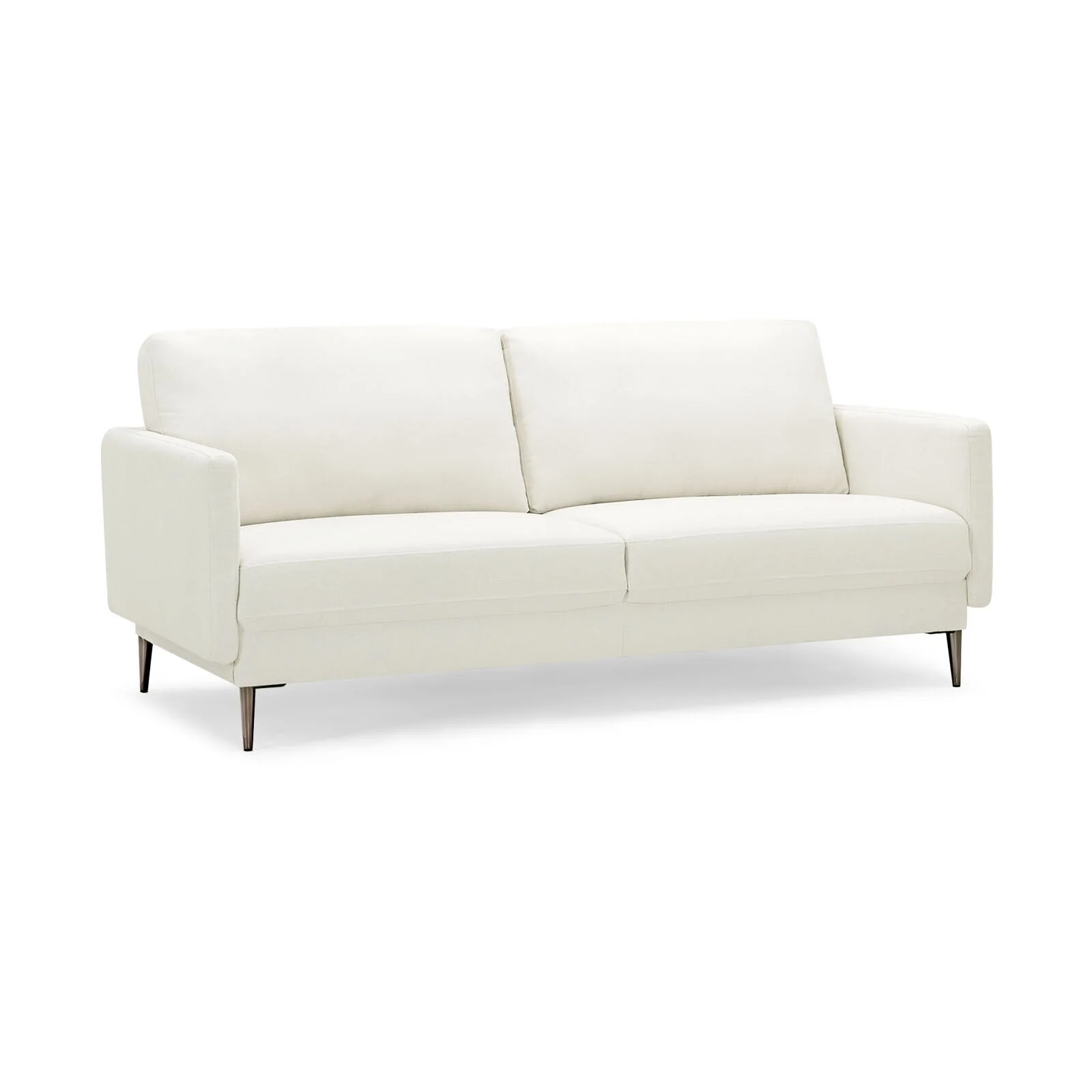 Modern Loveseat, White