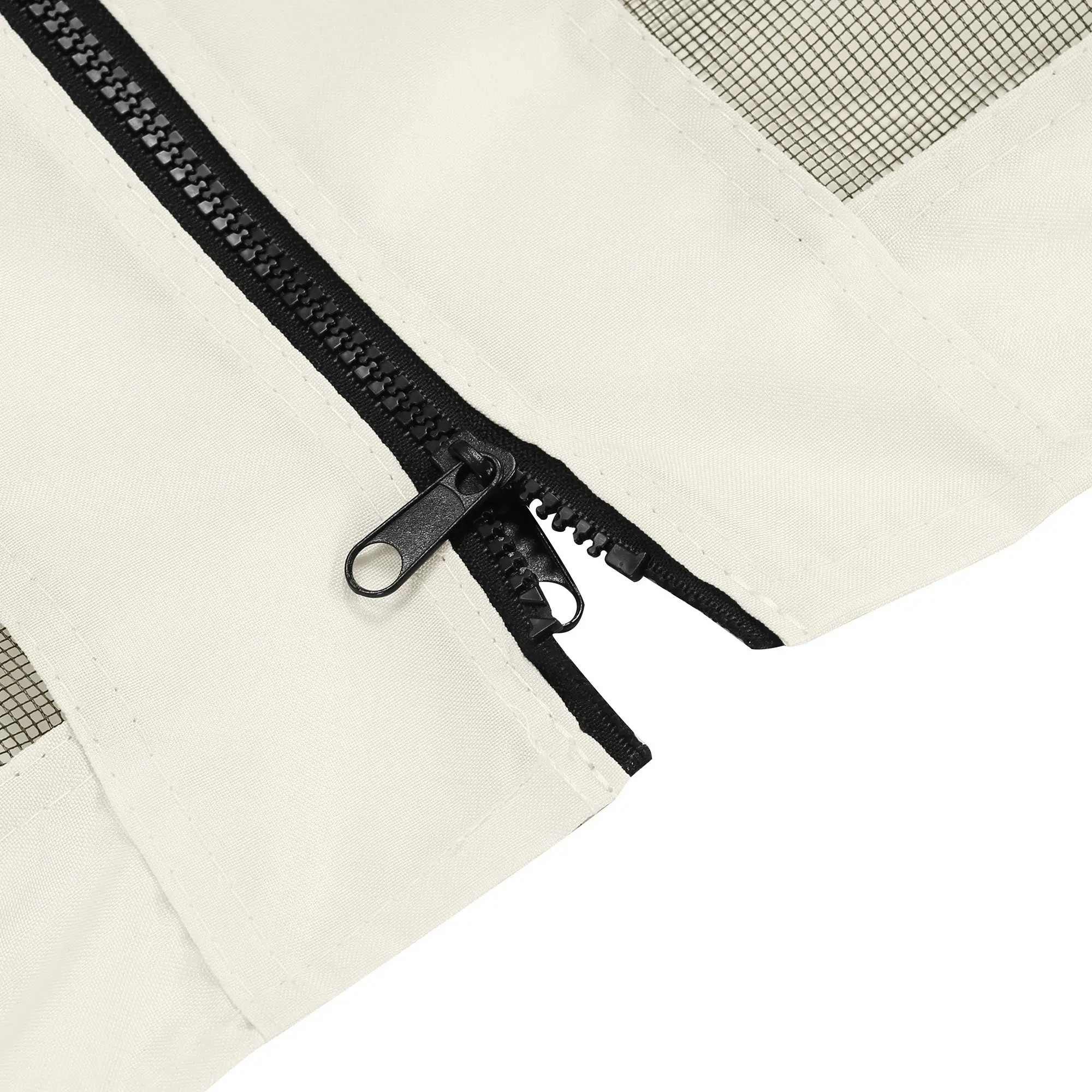 Mosquito Netting For Gazebo, 10' x 13', Black Screen Walls With Zippers, Black - Image 10