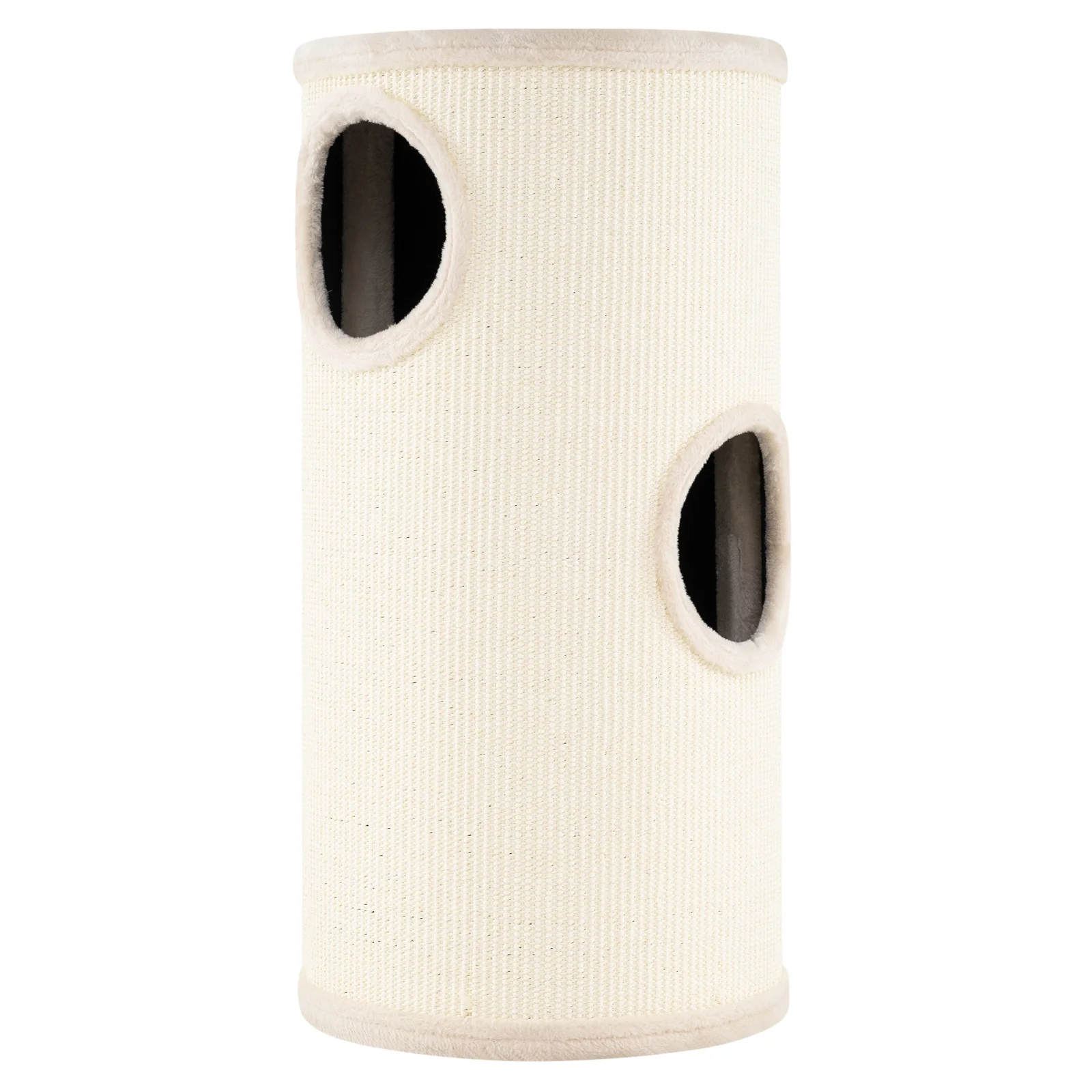 Multi-level Cat House with Sisal Scratching Pad, Beige - Image 5