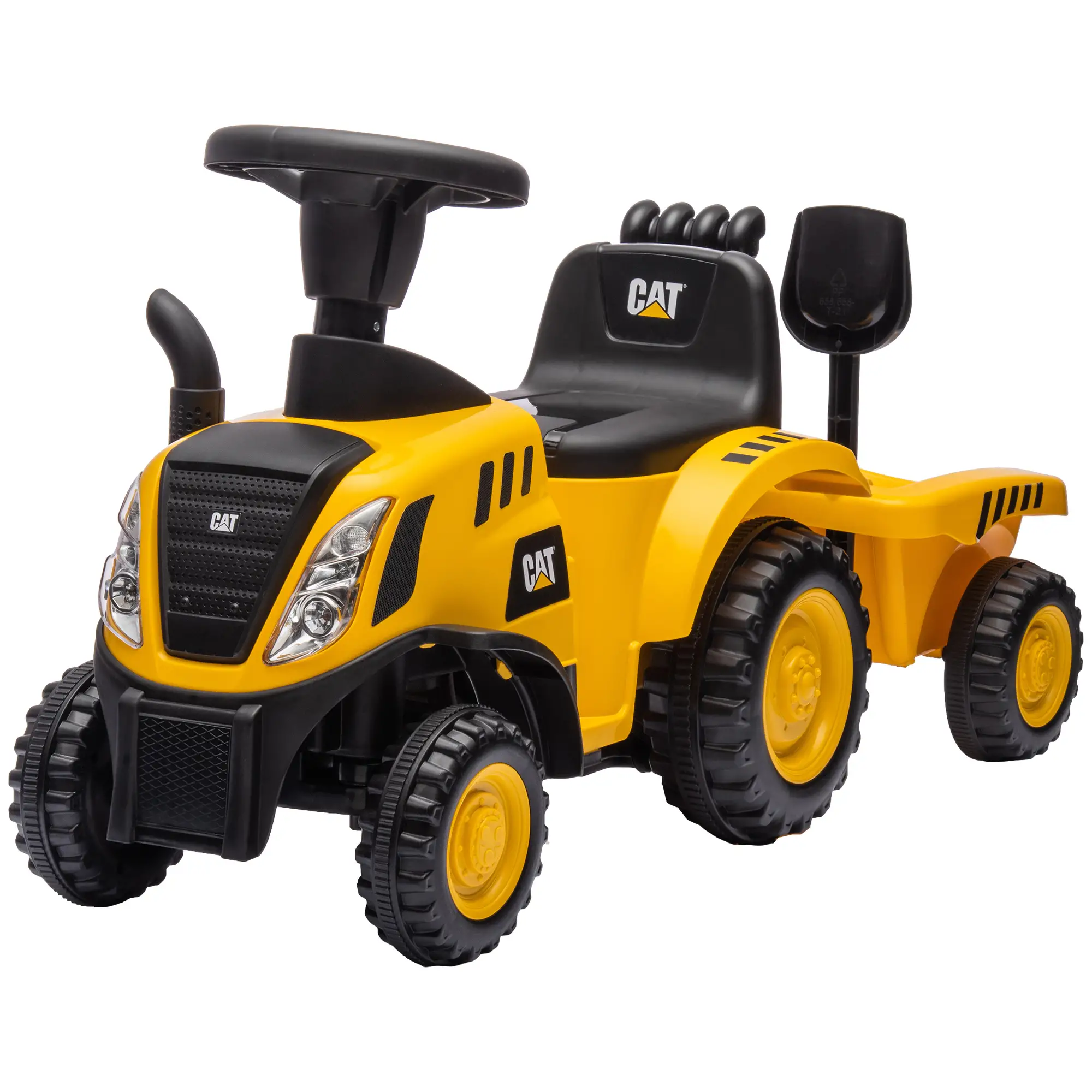 No Power Ride On Tractor with Shovel, Trailer