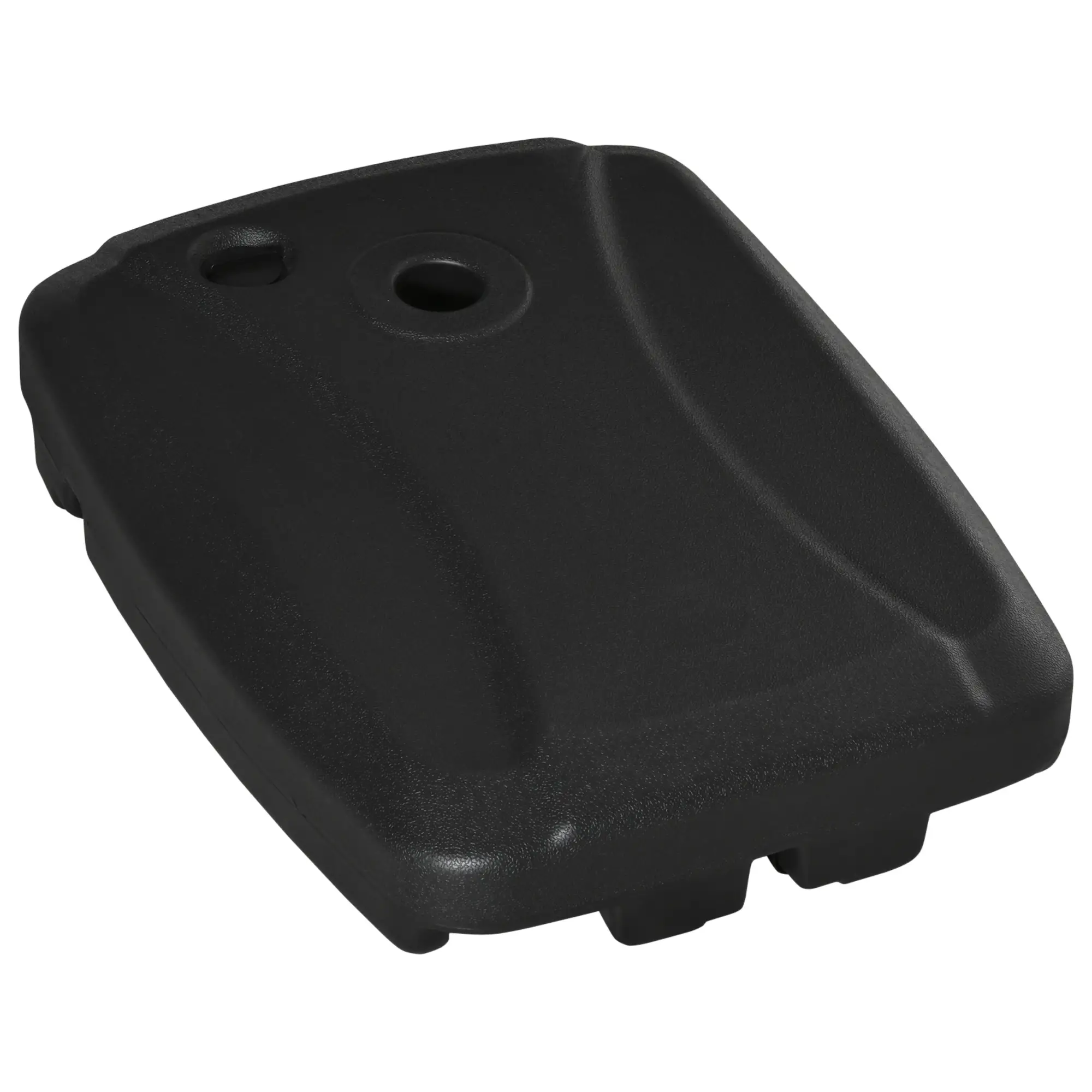 Offset Umbrella Base, Square, Water Sand Filled, 165 lbs, Black
