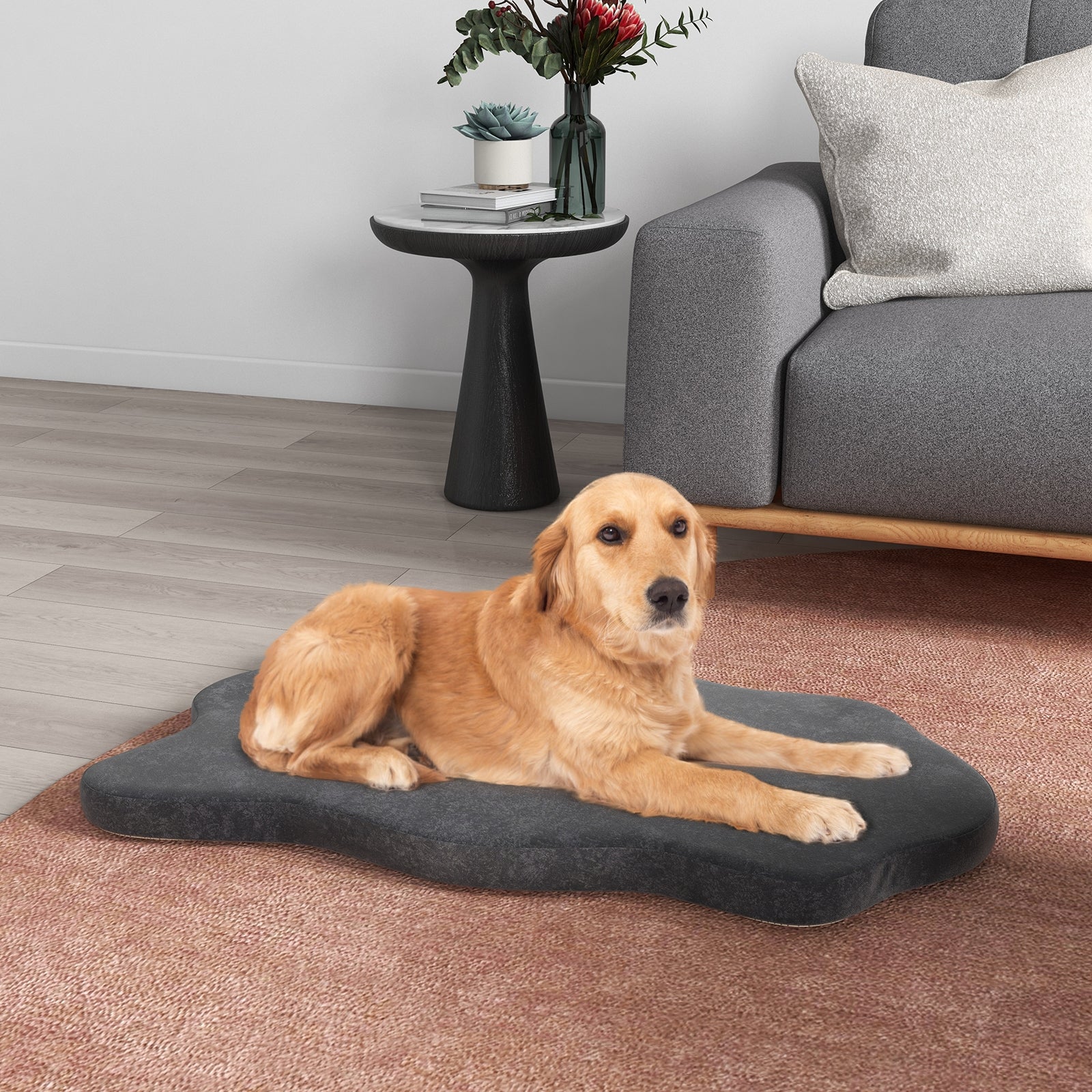 Orthopedic Dog Bed, Memory Foam, Large, Gray - Image 2