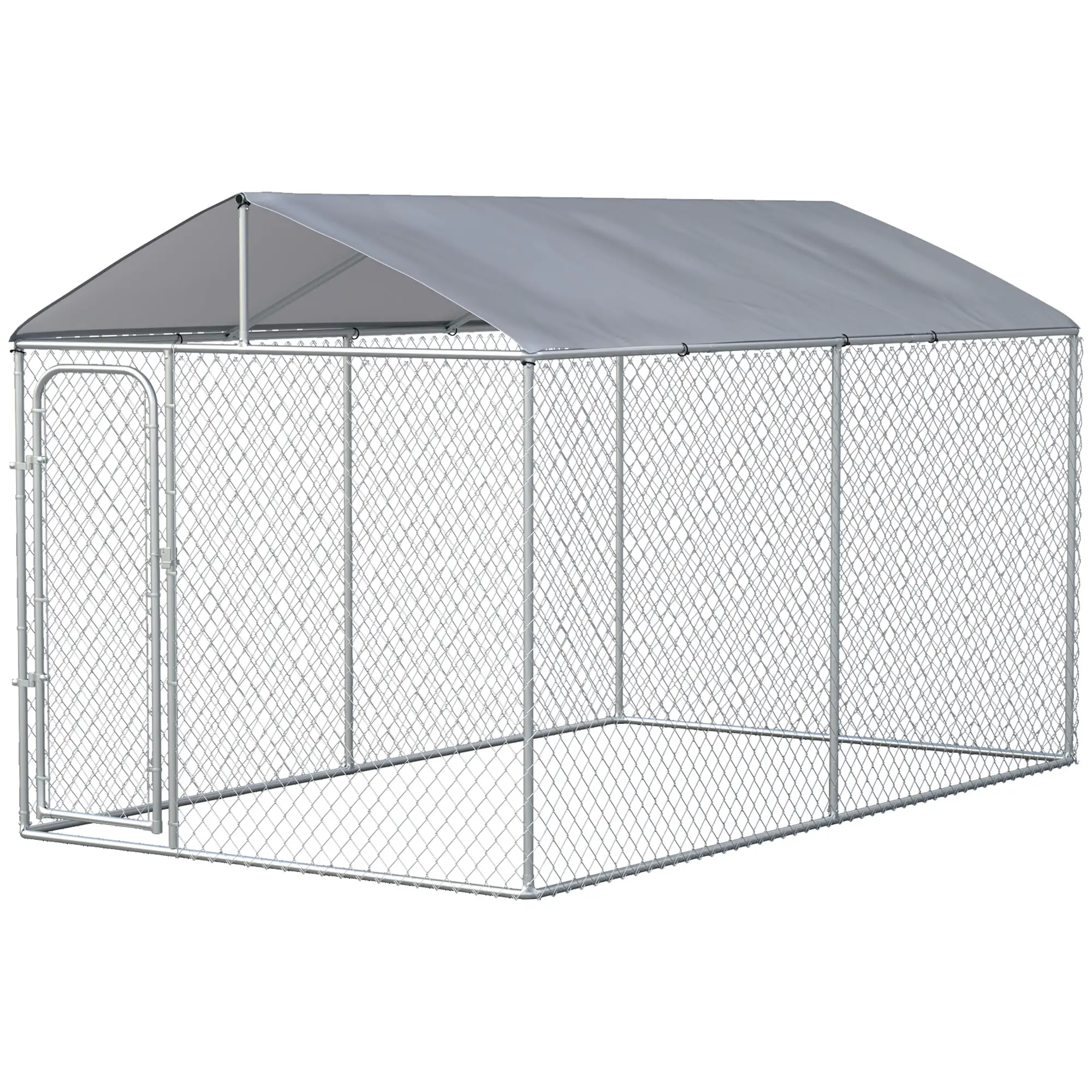 Outdoor Dog Kennel, Heavy Duty Playpen With Cover, 13.1' x 7.5' x 7.5' - Image 11