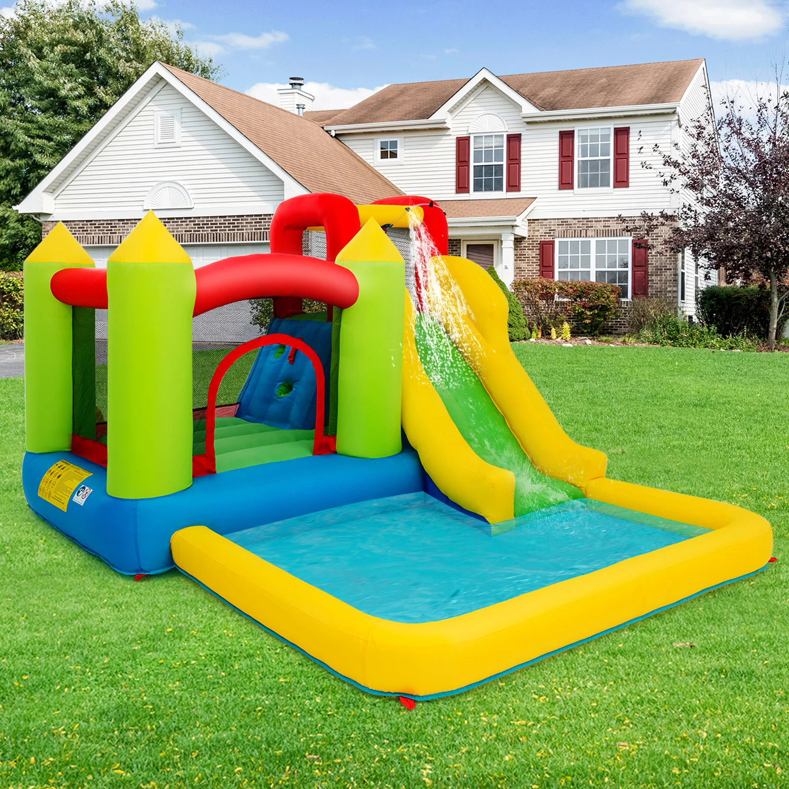 Outdoor Inflatable Bounce House, 480 W Blower - Image 7