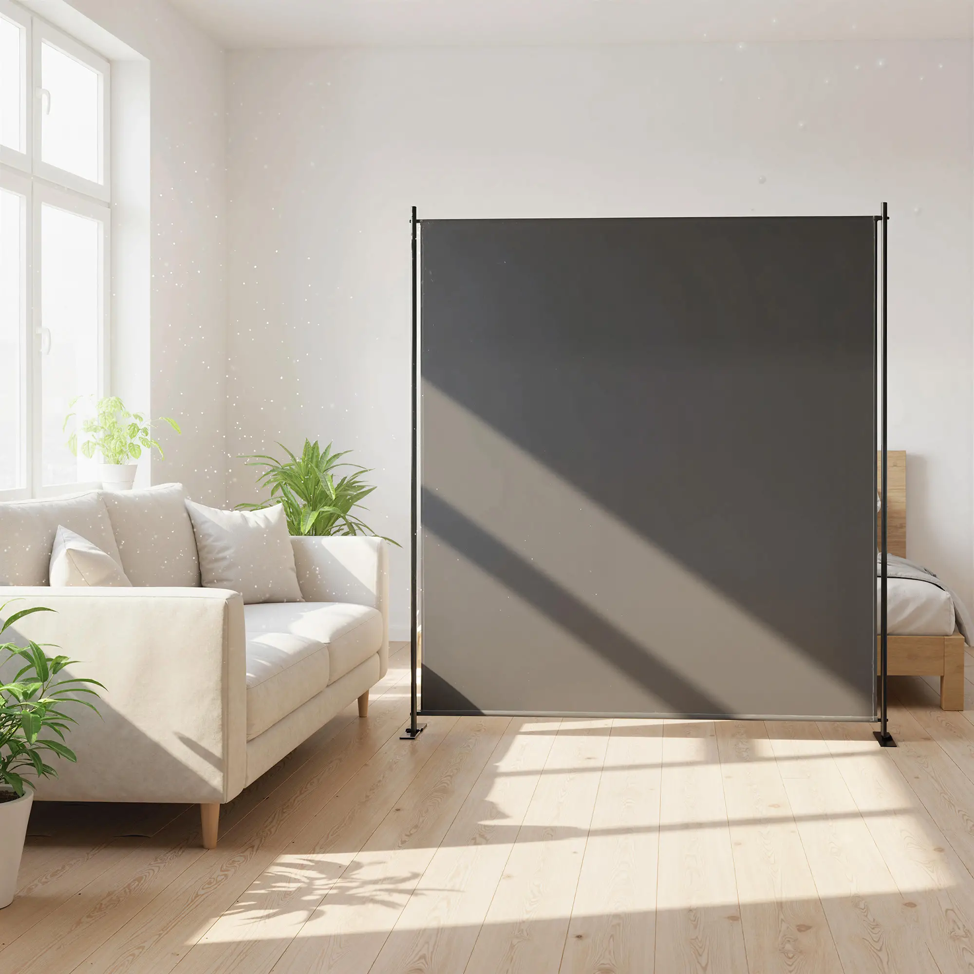 Outdoor Privacy Screen, 70.9" x 70.9", Dark Grey - Image 9