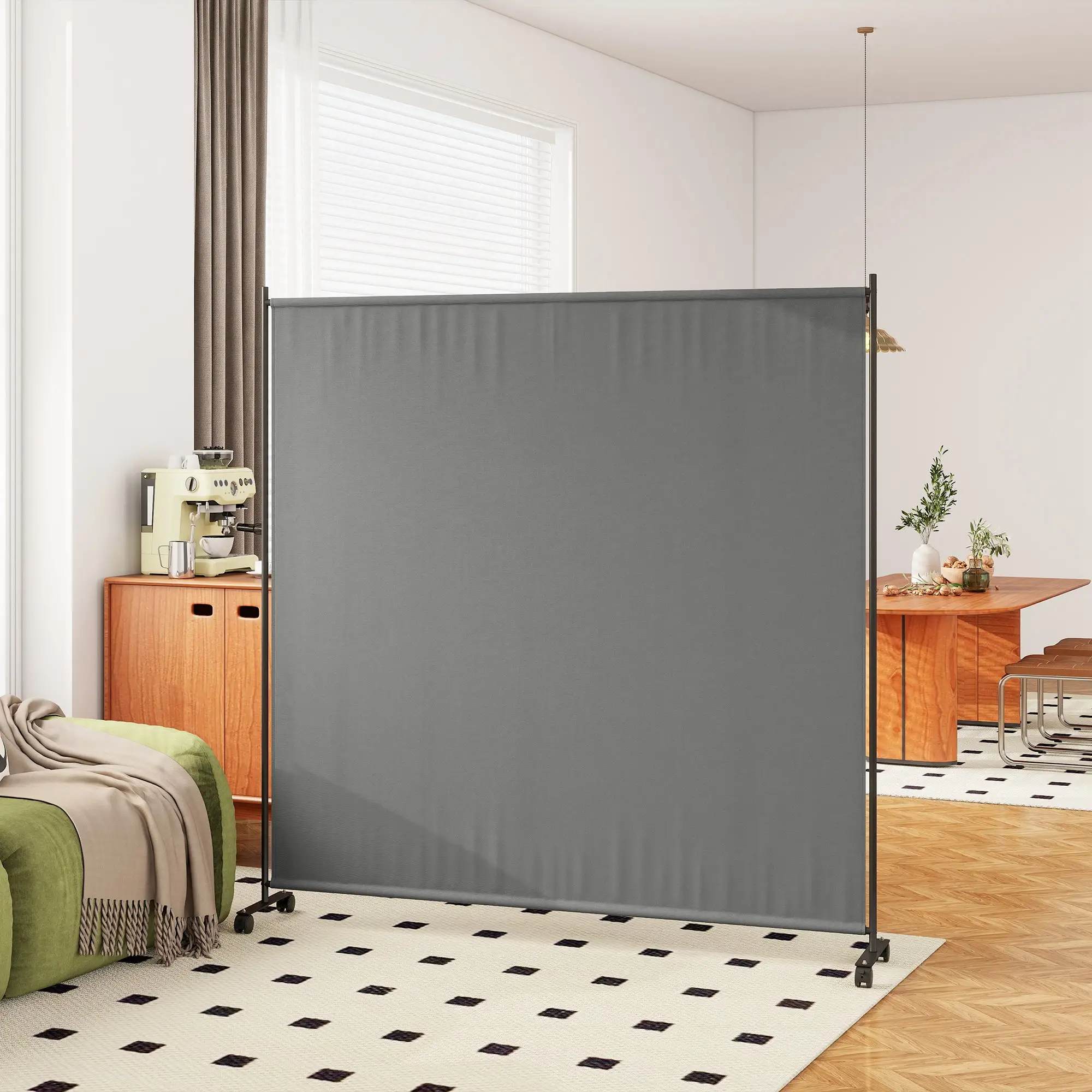 Outdoor Room Divider, Rolling Privacy Screen, 6ft Tall - Image 8
