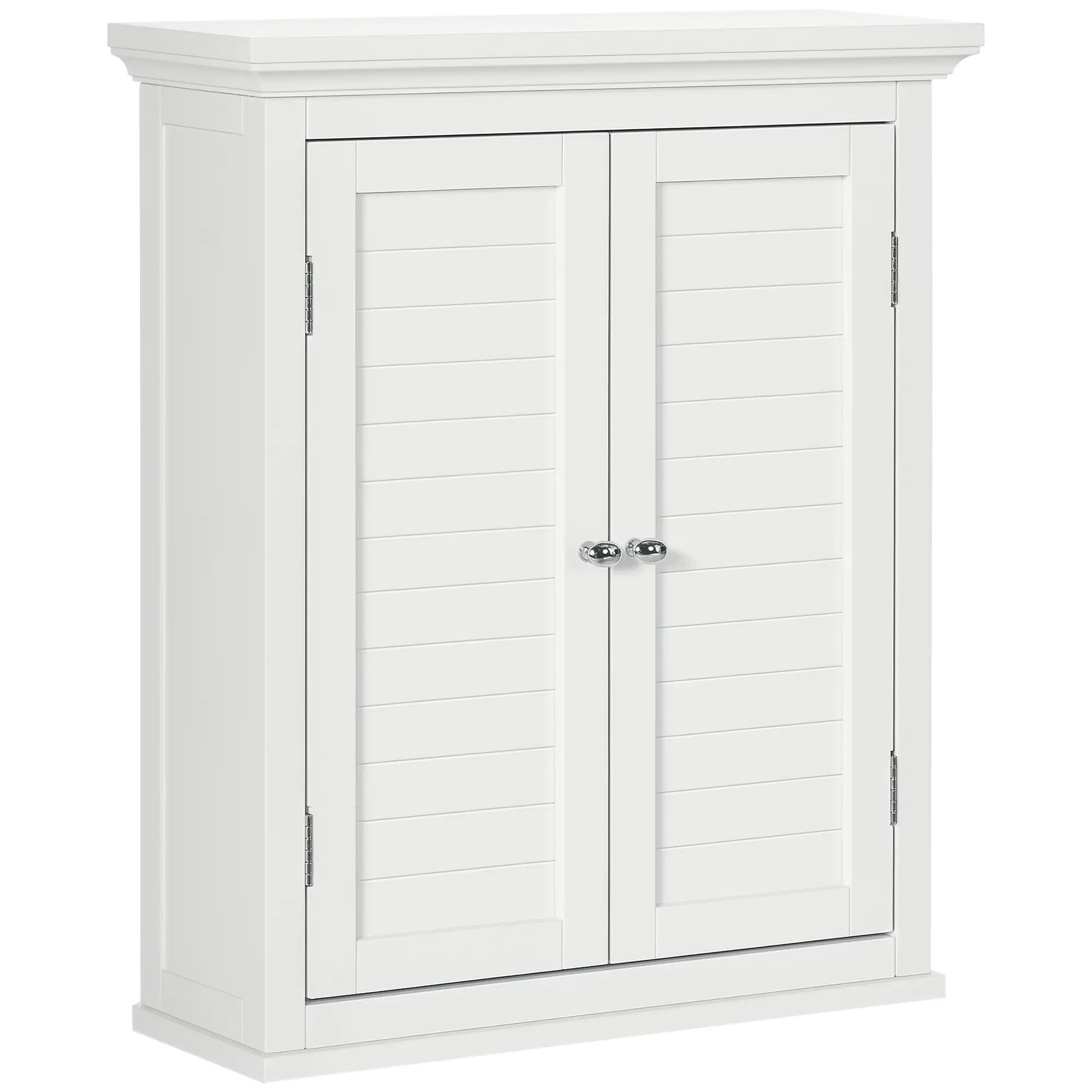 Over Toilet Storage Cabinet, Adjustable Shelf, White