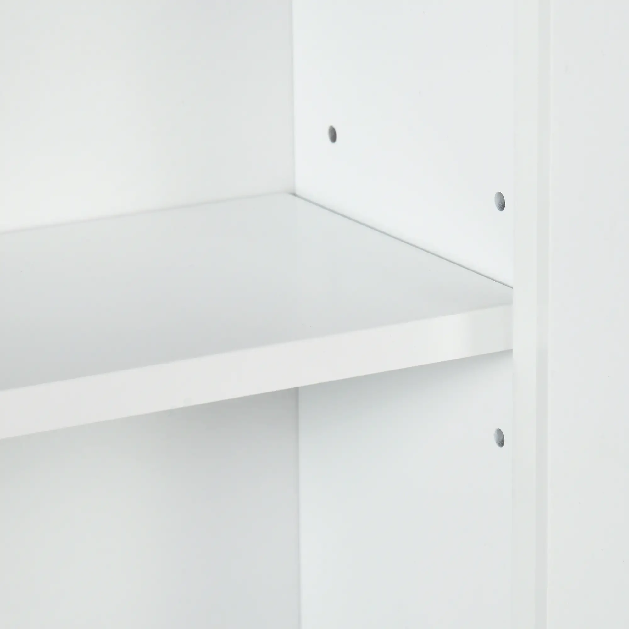Over Toilet Storage Cabinet, Adjustable Shelf, White - Image 11