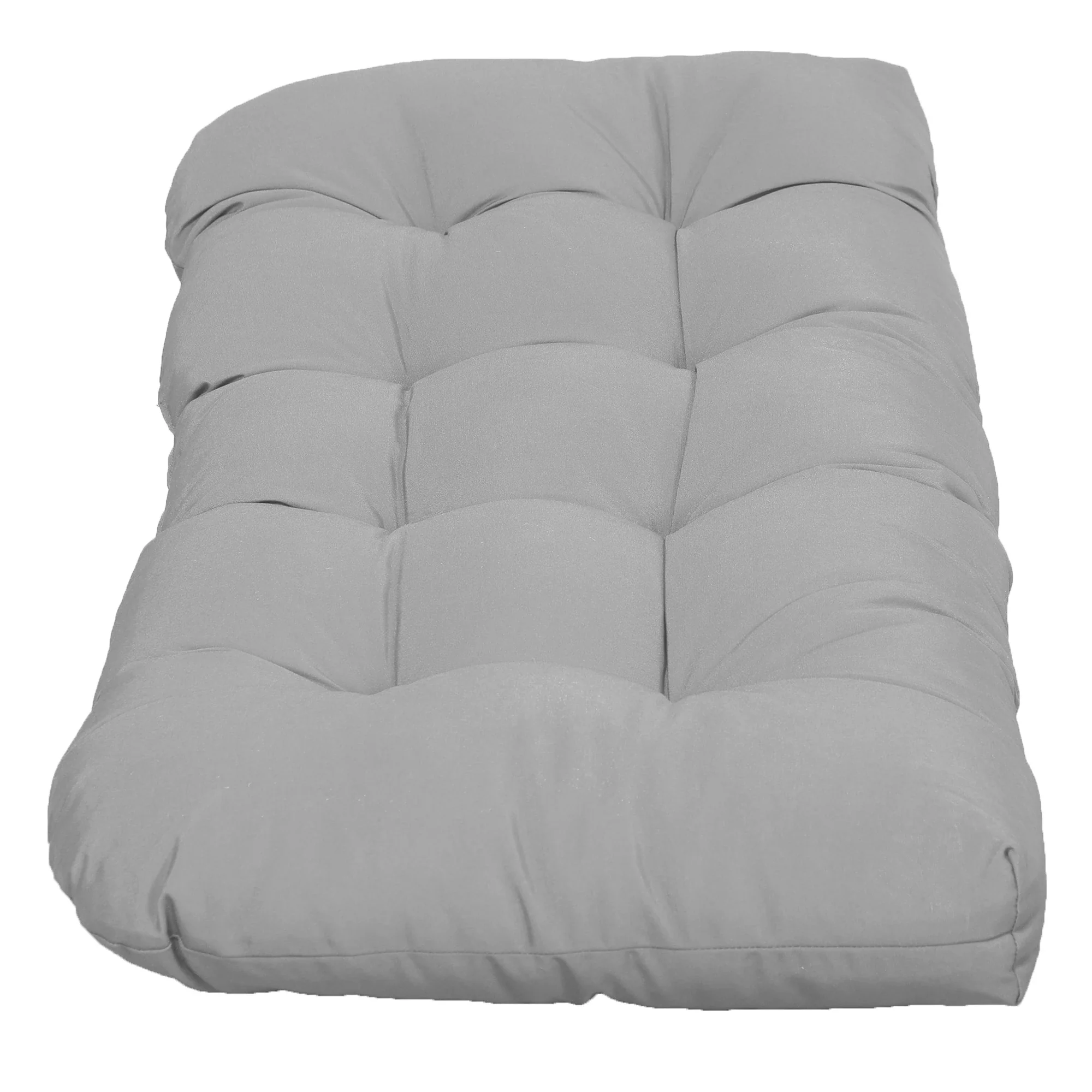 Patio Bench Replacement Cushions, 2 Seater, 43" x 19" x 3", Gray - Image 9