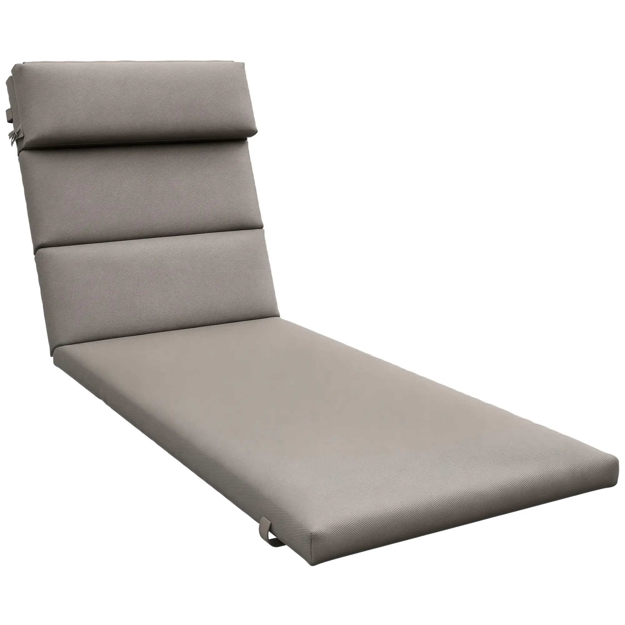 Patio Chaise Lounge Chair Cushion Replacement, Dark Grey - Image 11