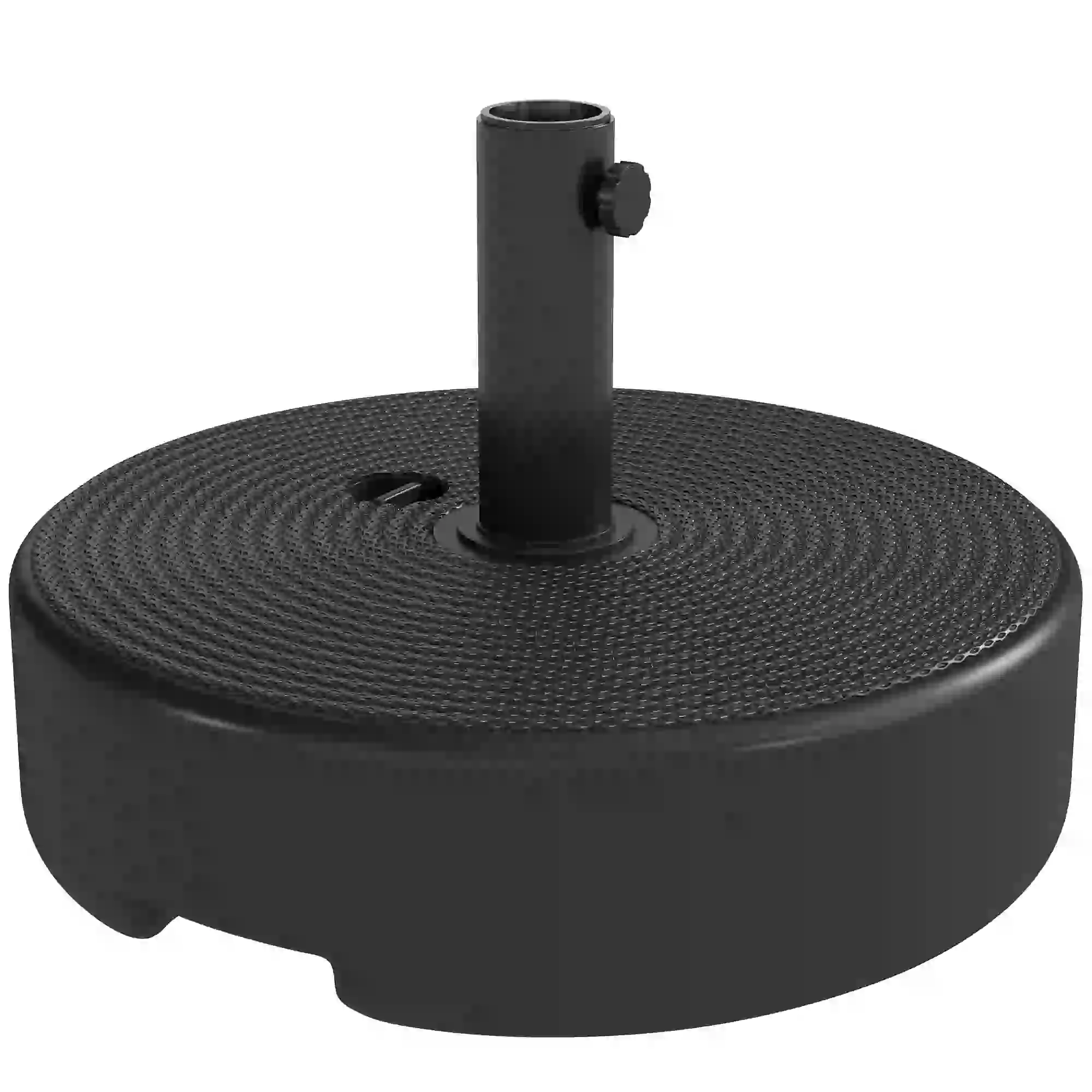 Patio Umbrella Base, 33 Lbs Water Or 42 Lbs Sand Filled, Black - Image 11