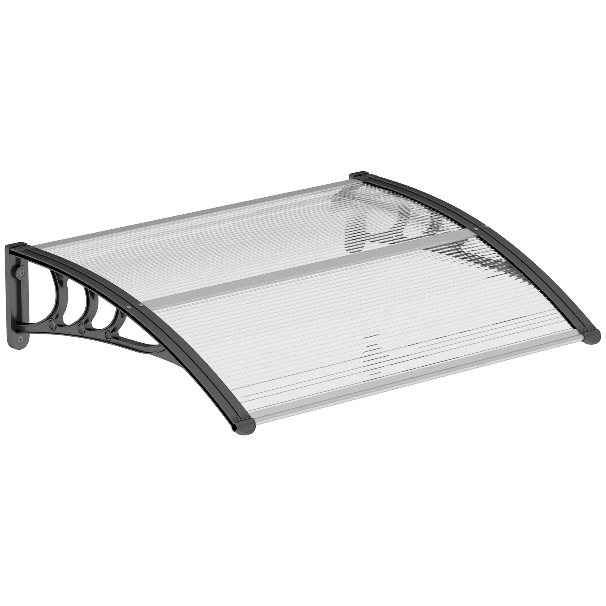 Polycarbonate Window Awning Canopy, 30" x 50", White