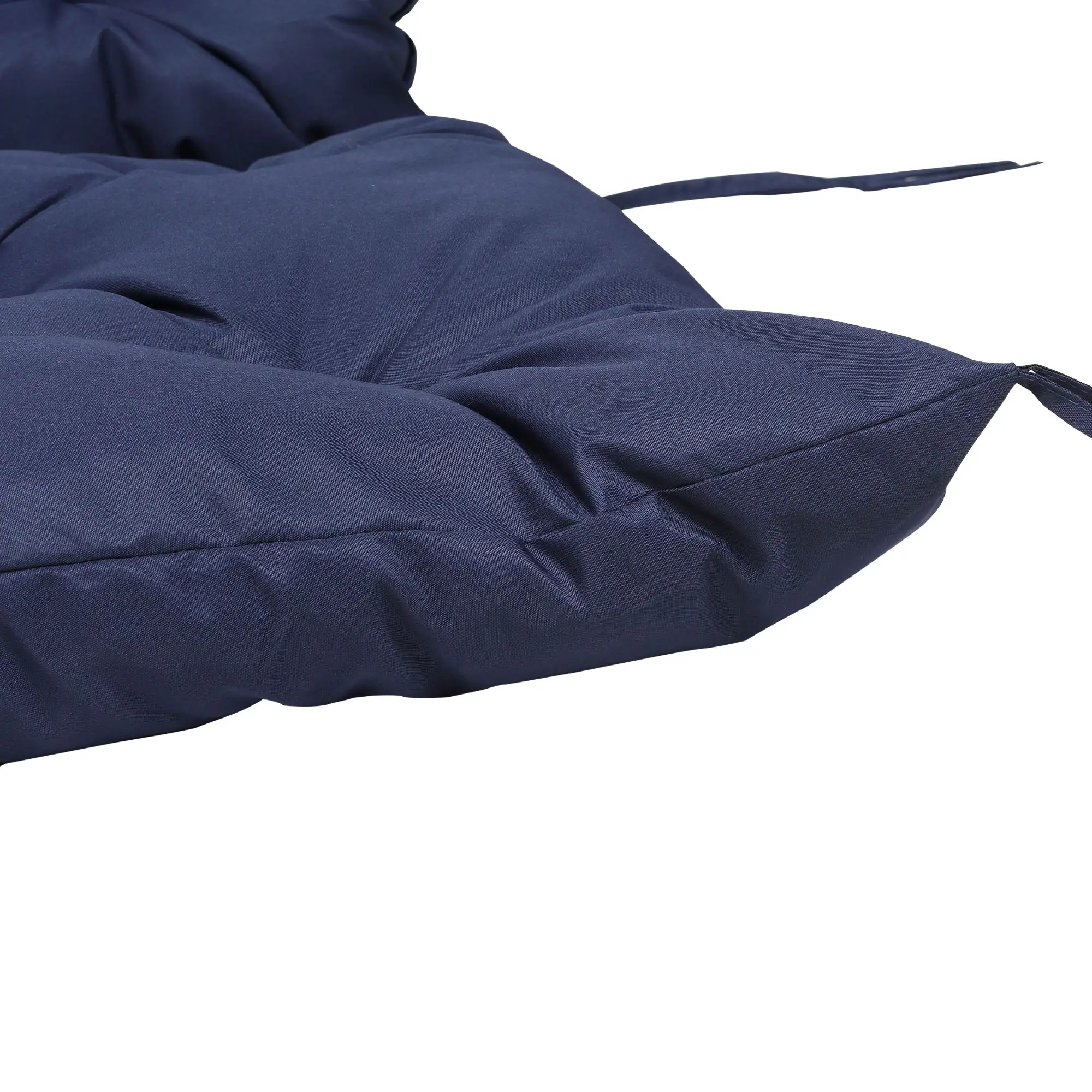 Porch Swing Cushion, Garden Bench Cushion with Backrest, Non-Slip 3-Seater, 59.1" x 38.6", Dark Blue - Image 11