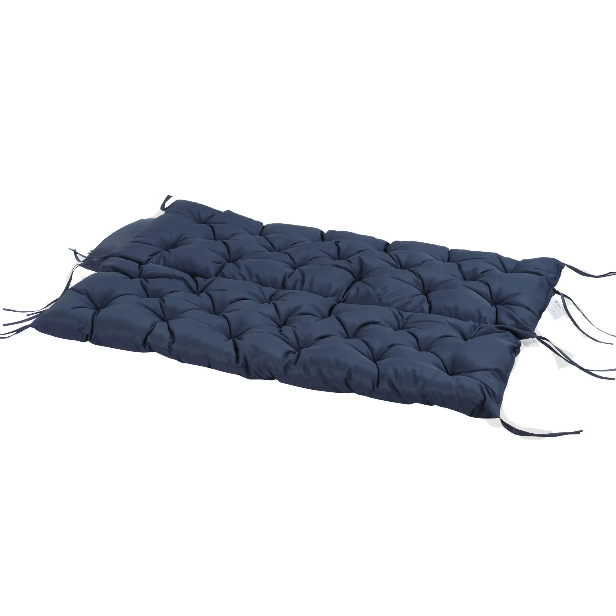 Porch Swing Cushion, Garden Bench Cushion with Backrest, Non-Slip 3-Seater, 59.1" x 38.6", Dark Blue - Image 9
