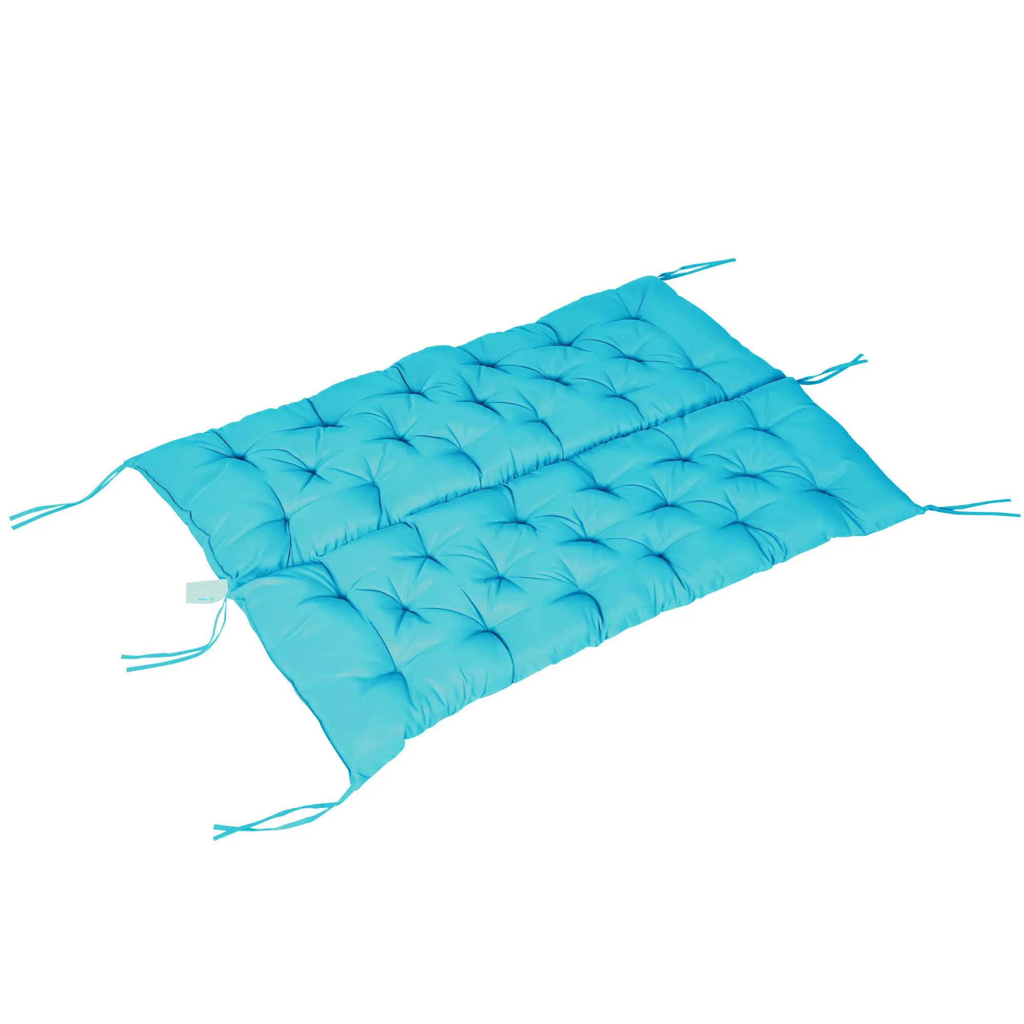 Porch Swing Cushion, Garden Bench Cushion with Backrest, Non-Slip 3-Seater, 59.1" x 38.6", Turquoise - Image 9