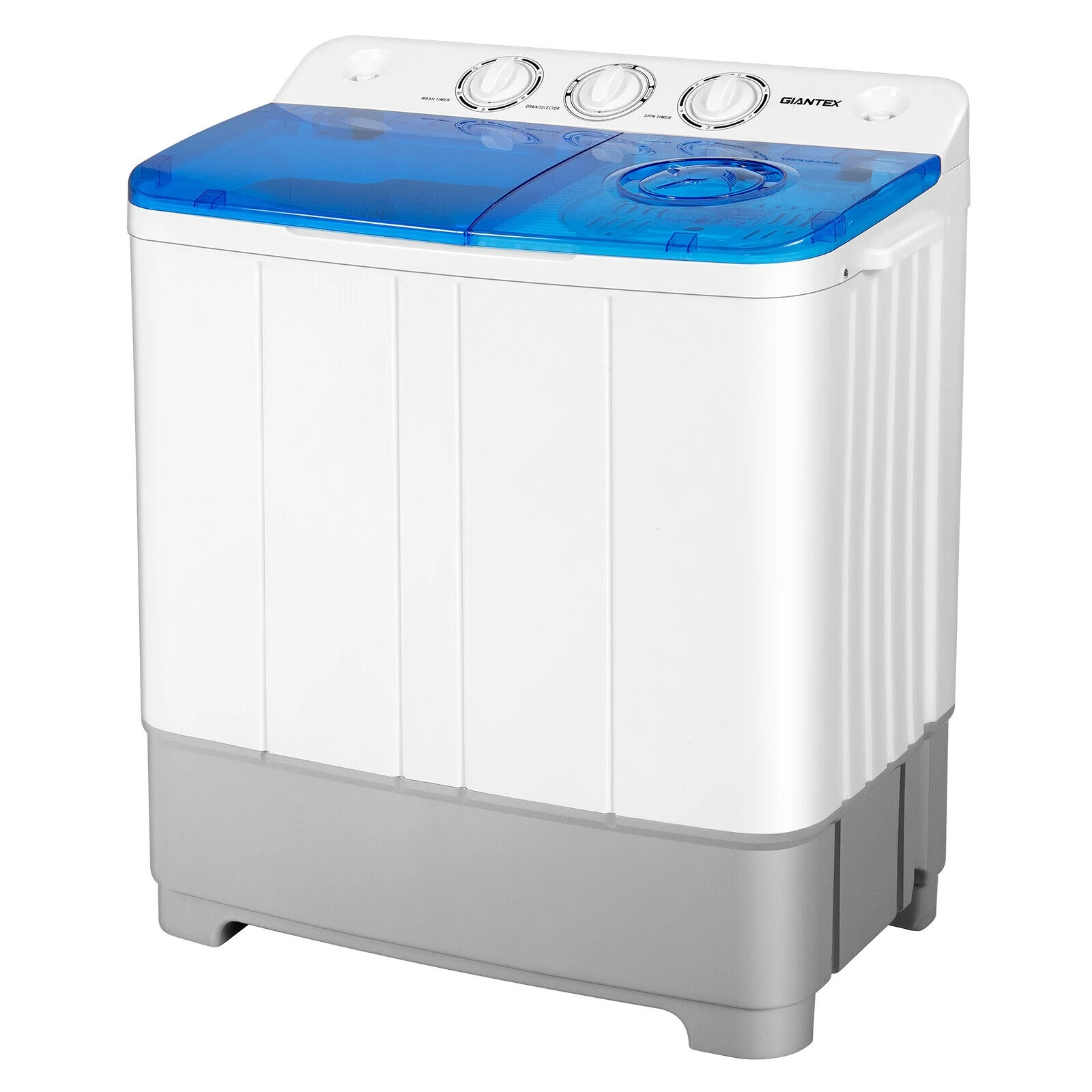 Portable 22lbs Washing Machine With Timer Control, Blue - Image 5
