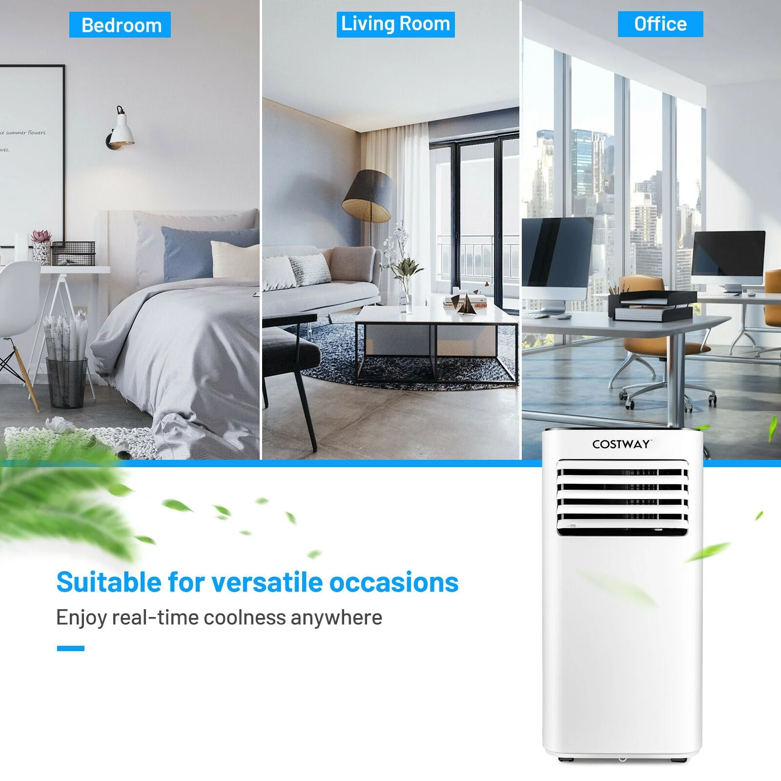 Portable Air Conditioner, 10000 BTU, White - Image 6